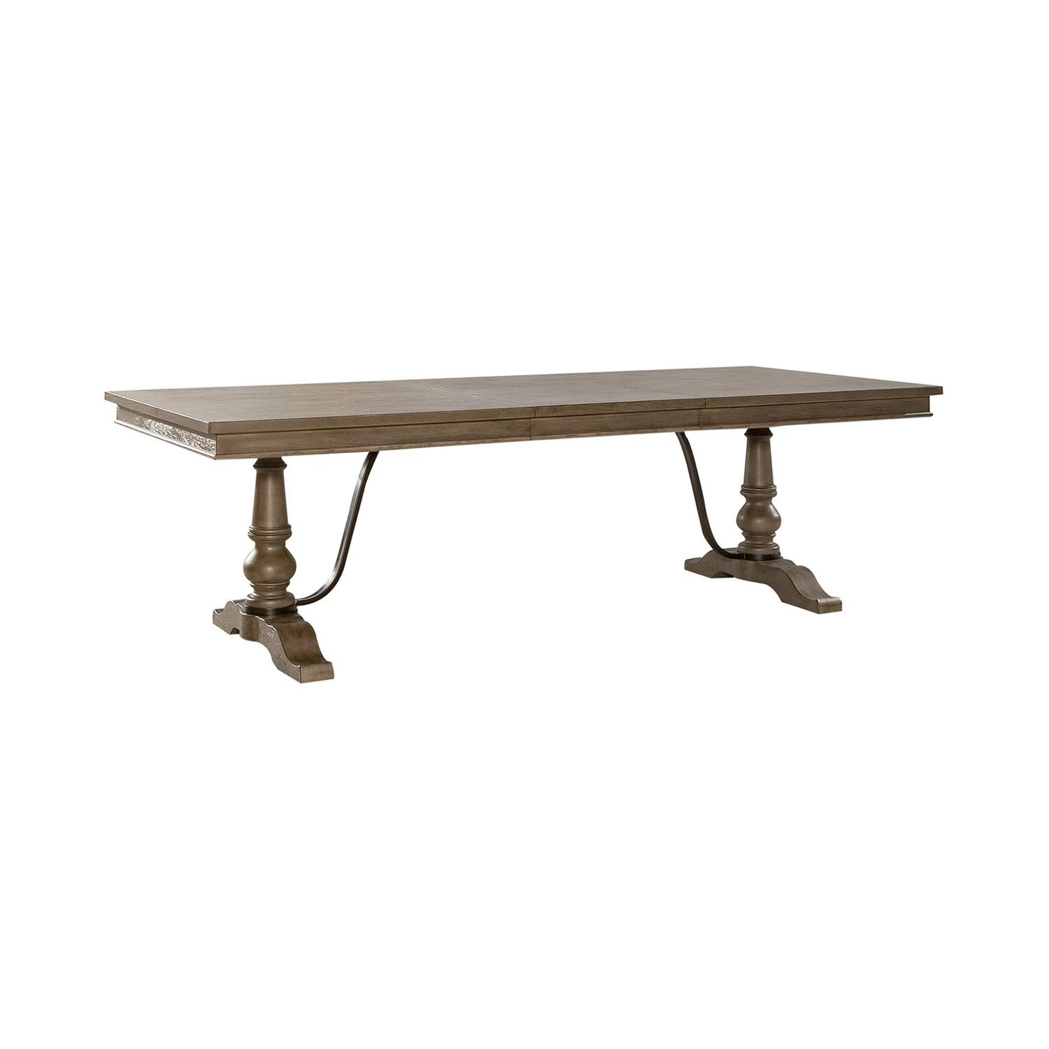 Americana Farmhouse - Dining Room Trestle Table Set - Image 7