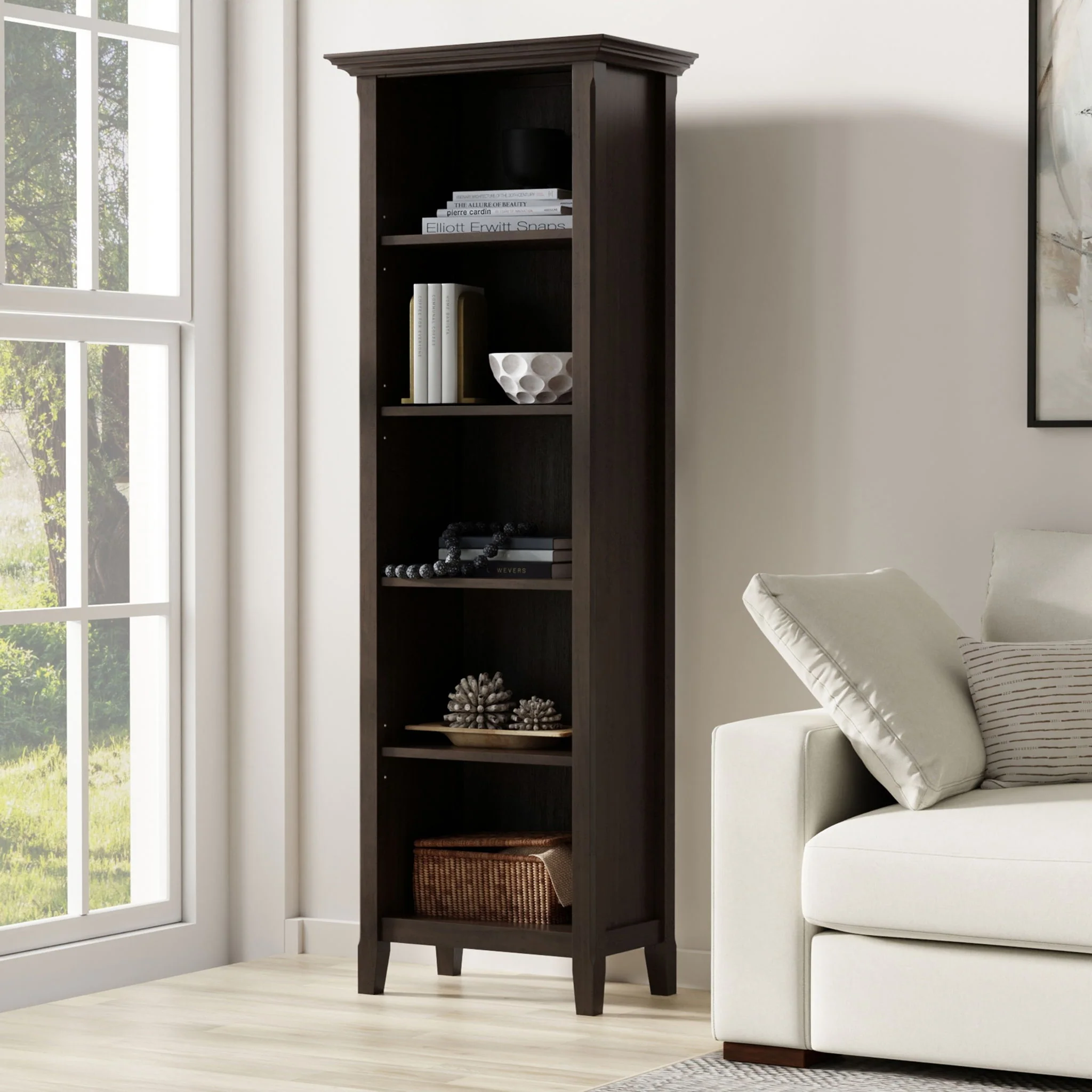Amherst - 5 Shelf Bookcase, Handcrafted - Image 31