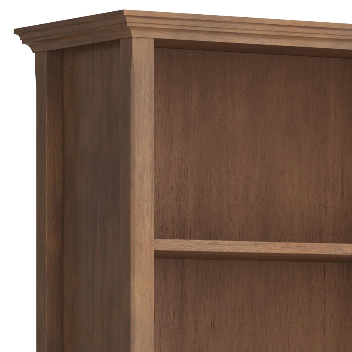Amherst - 5 Shelf Bookcase - Rustic Natural Aged Brown - Image 2