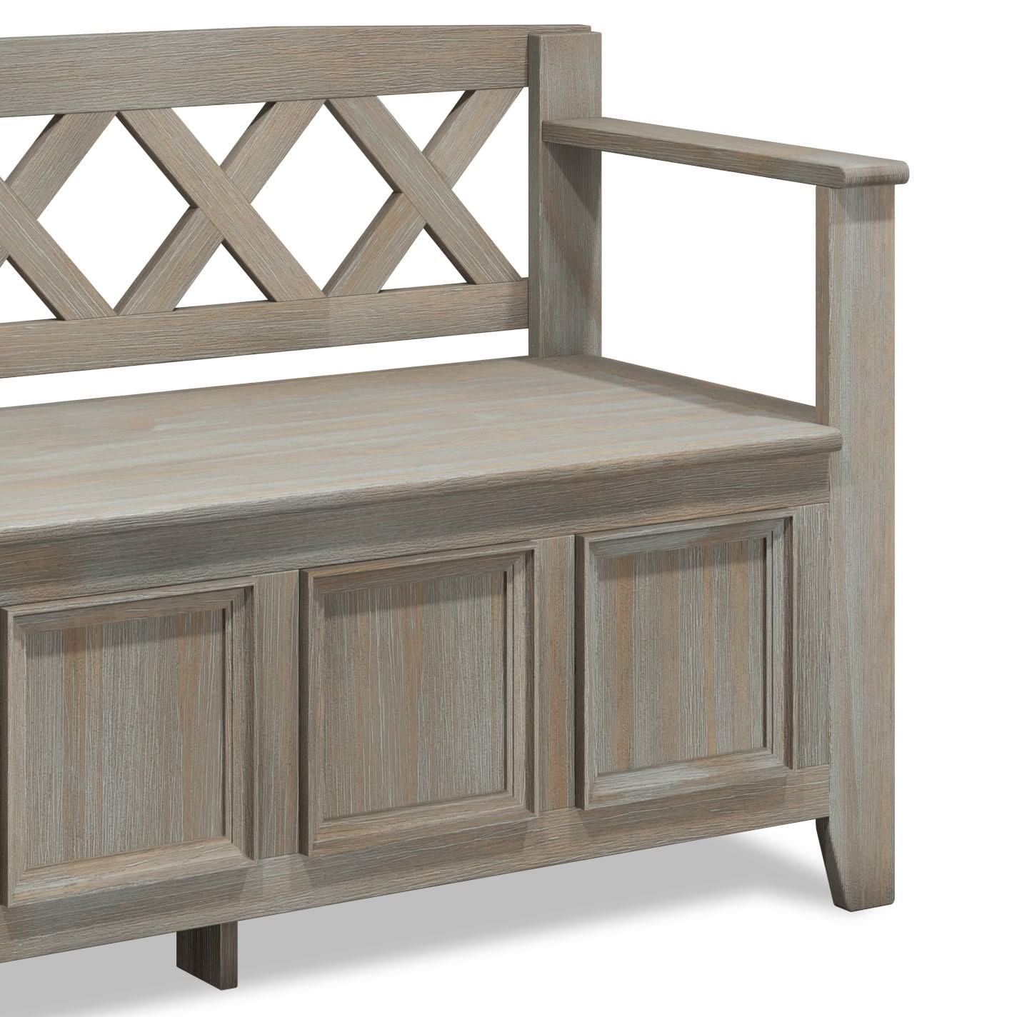 Amherst - Handcrafted Entryway Storage Bench - Image 24