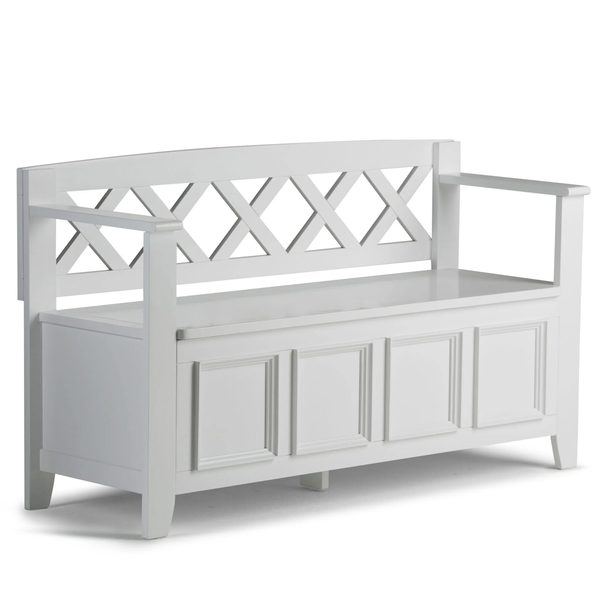 Amherst - Handcrafted Entryway Storage Bench - Image 8