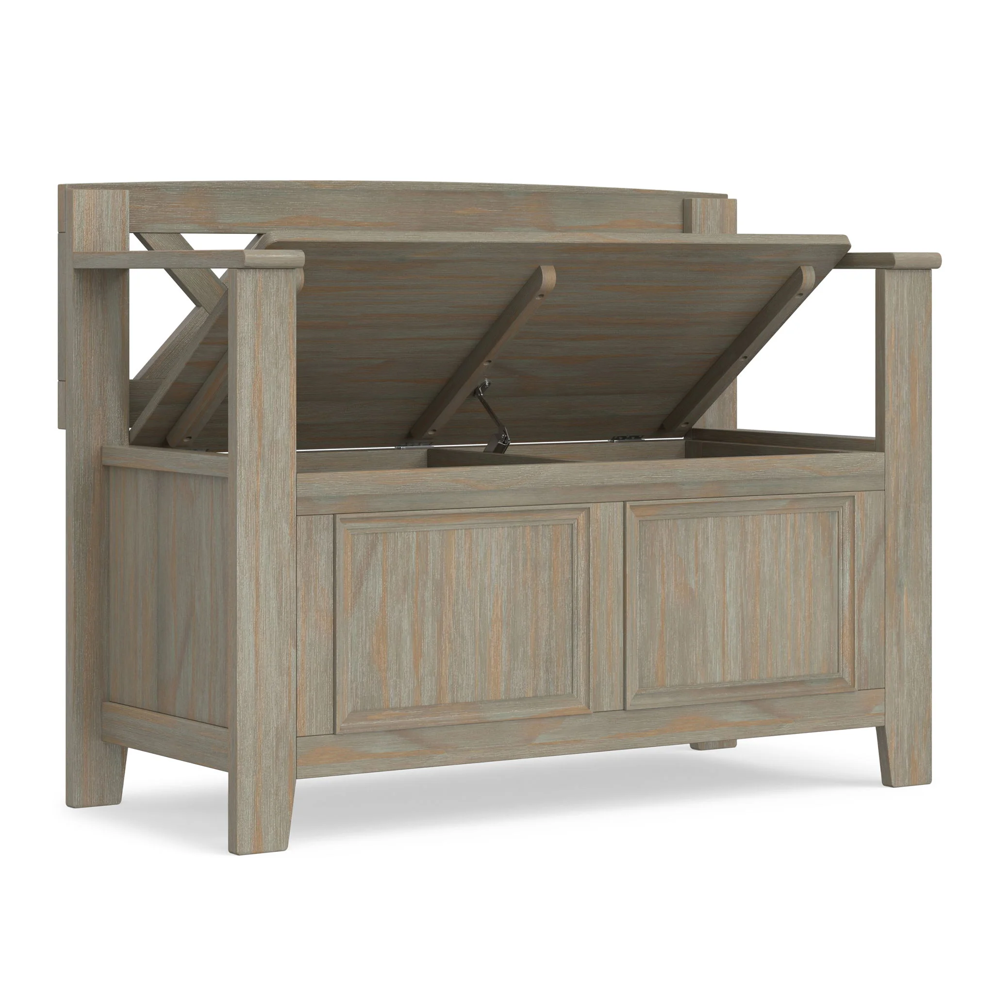 Amherst - Small Transitional Entryway Storage Bench - Image 11