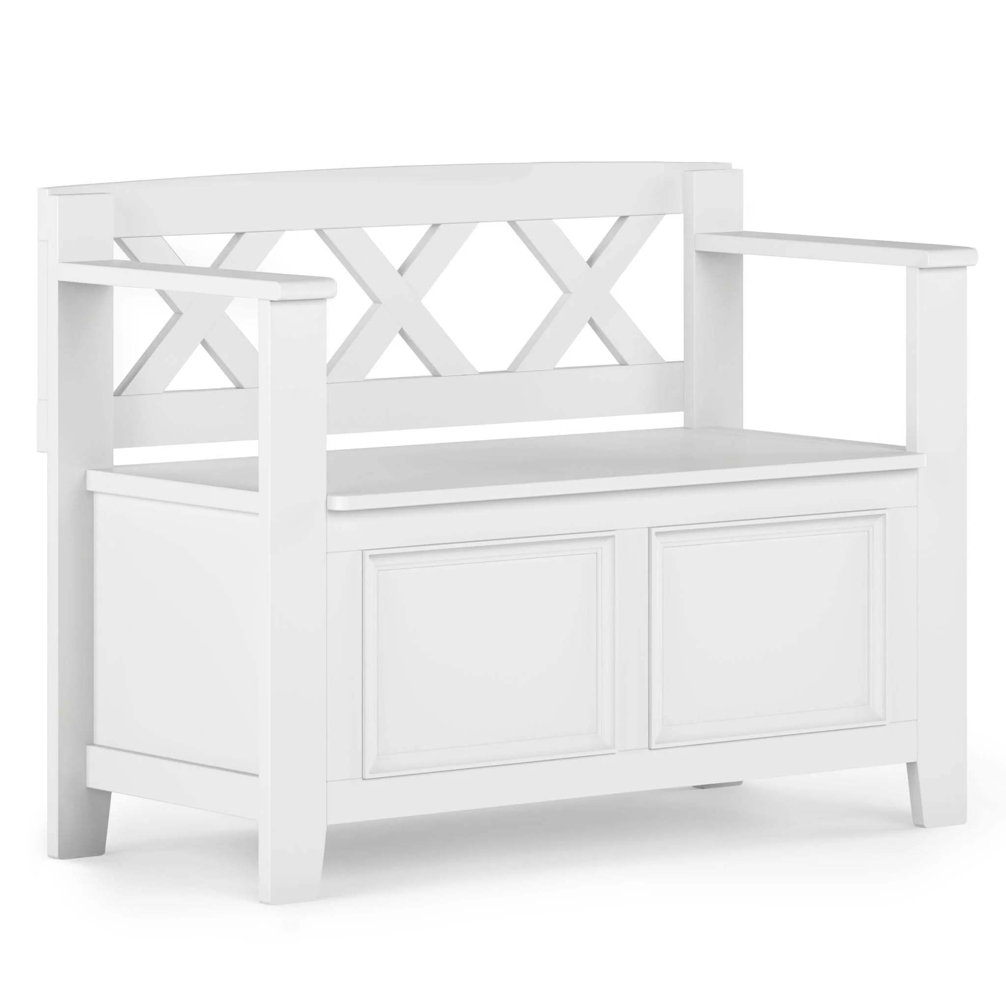 Amherst - Small Transitional Entryway Storage Bench - Image 12