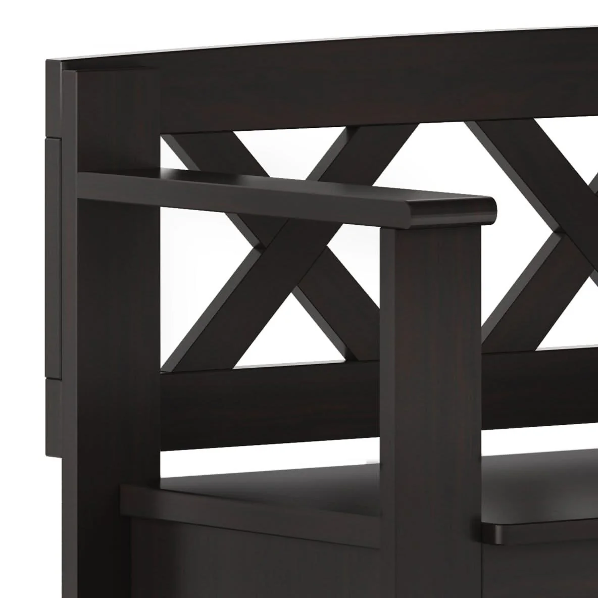 Amherst - Small Transitional Entryway Storage Bench - Image 13