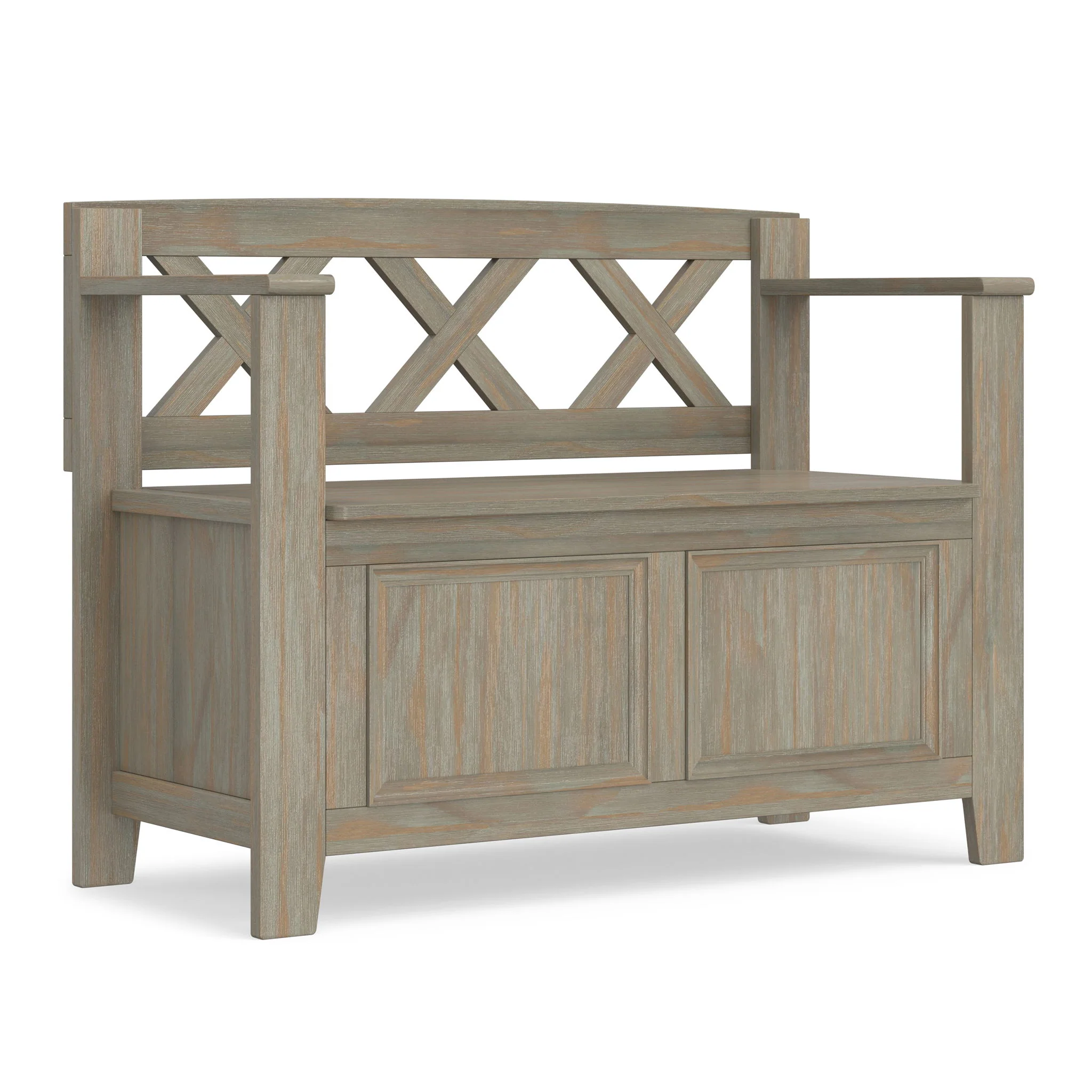 Amherst - Small Transitional Entryway Storage Bench - Image 4