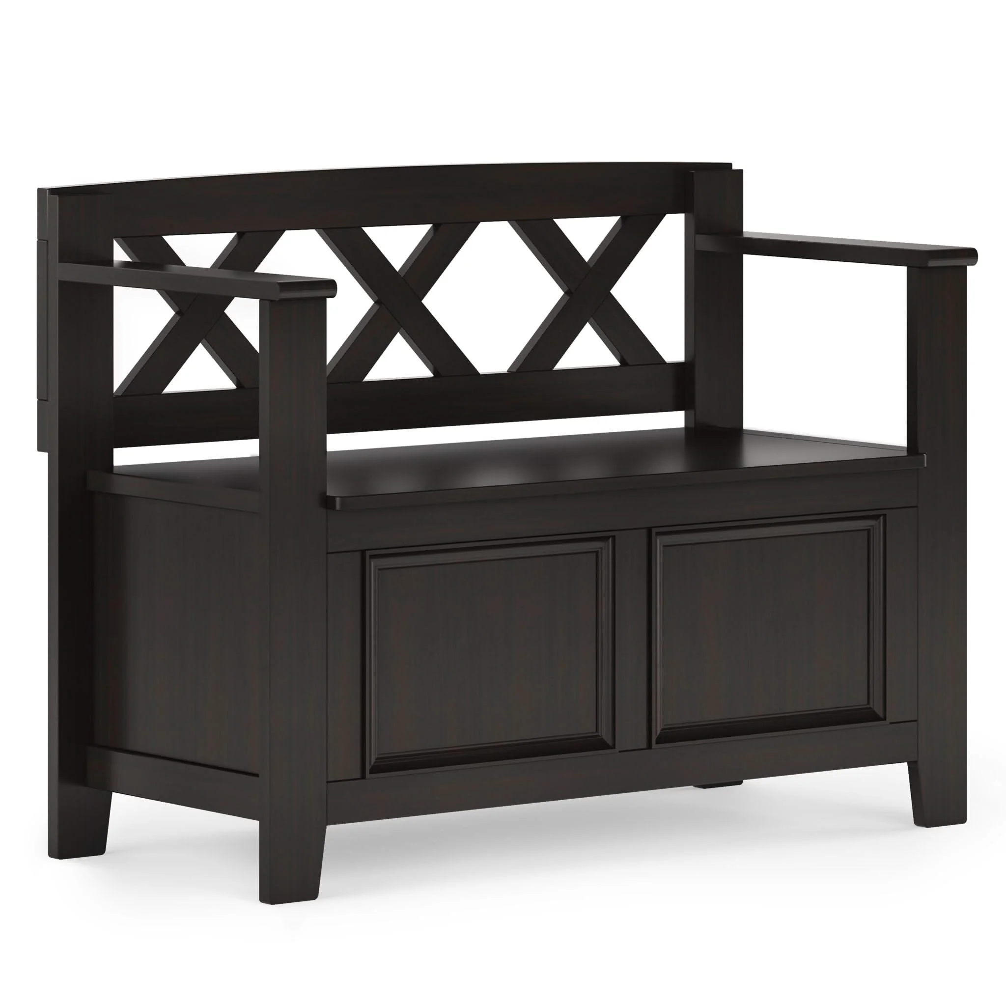 Amherst - Small Transitional Entryway Storage Bench - Image 7