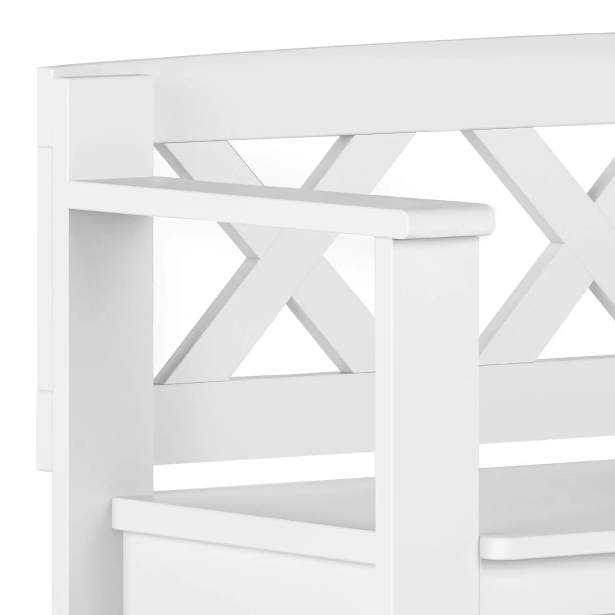 Amherst - Small Transitional Entryway Storage Bench - Image 8