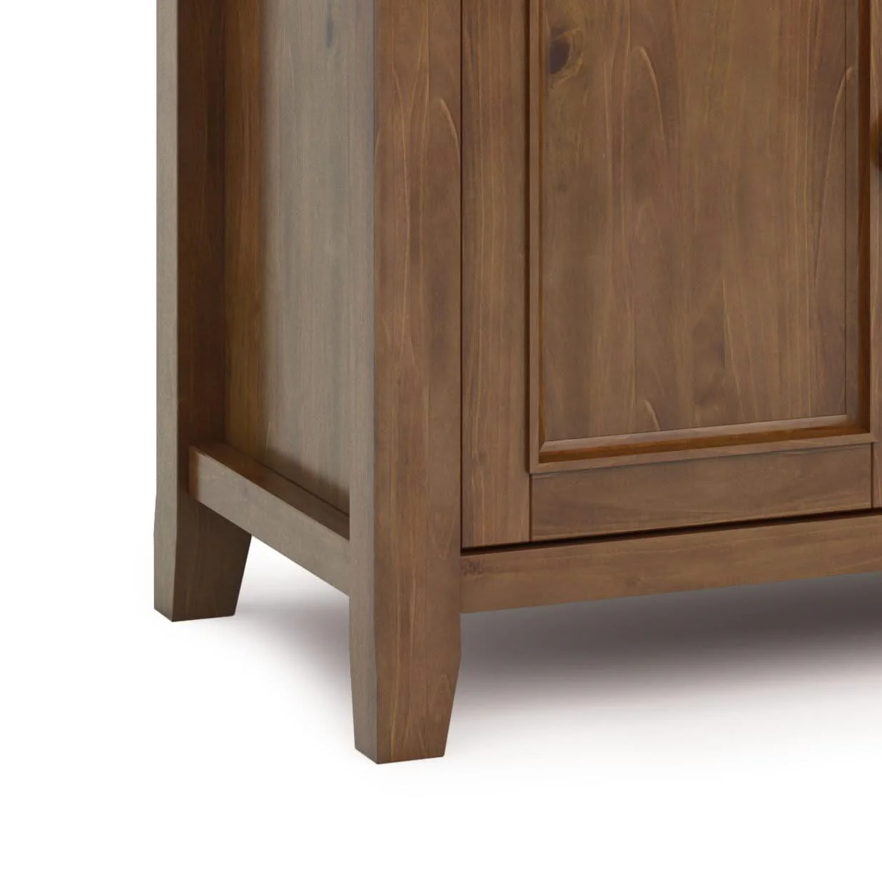 Amherst - TV Media Stand - Medium Saddle Brown - Image 2