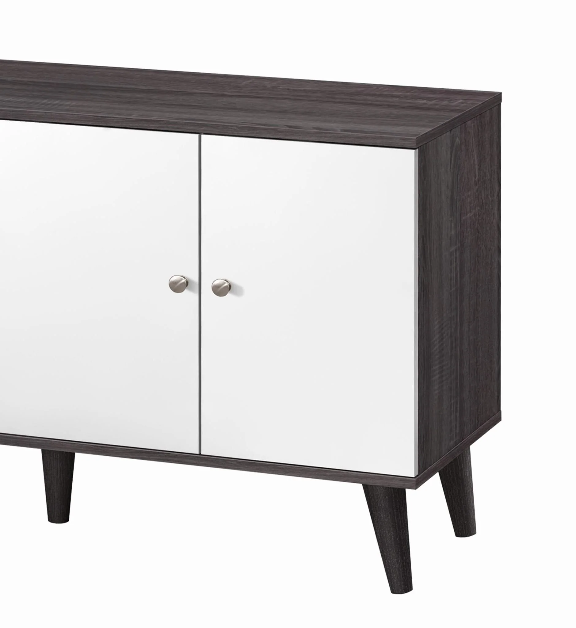 Amidon - TV Stand, With 2 Storage Shelves And 1 Cabinet - Image 12
