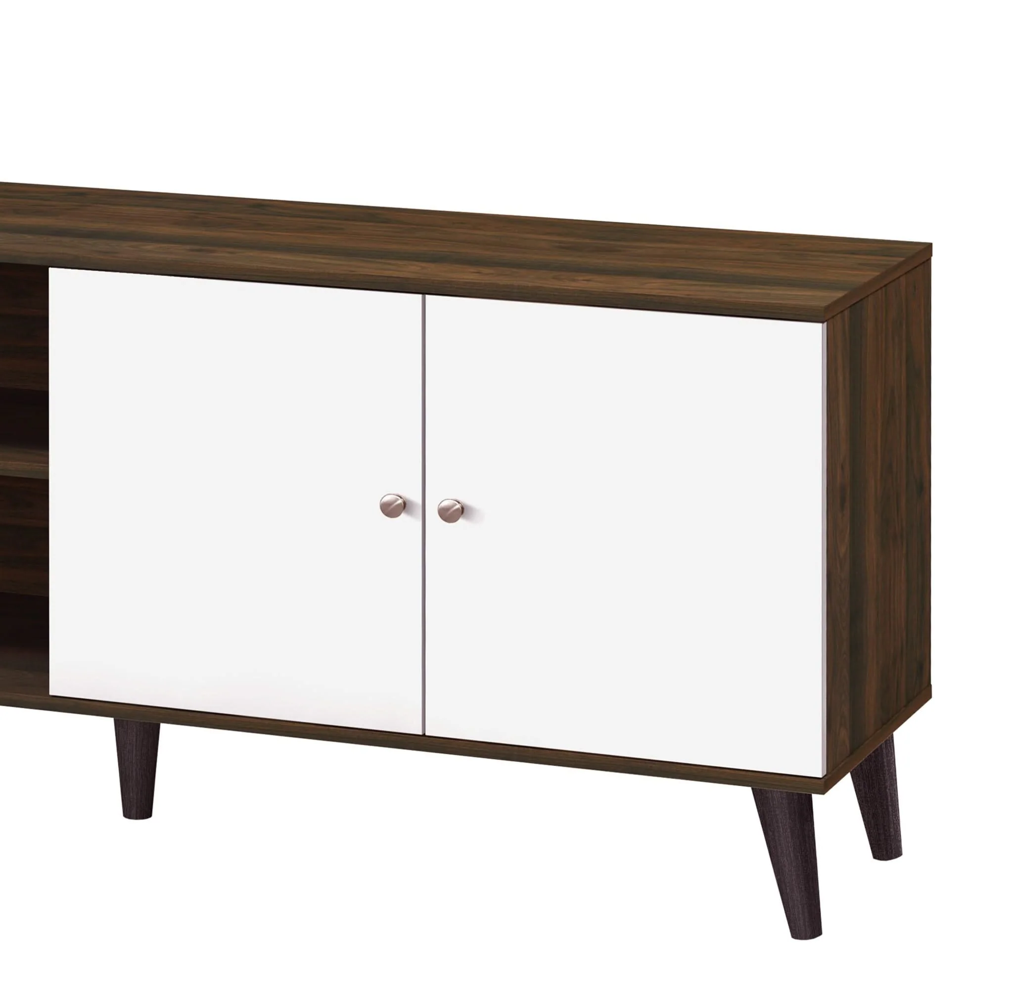 Amidon - TV Stand, With 2 Storage Shelves And 1 Cabinet - Image 17
