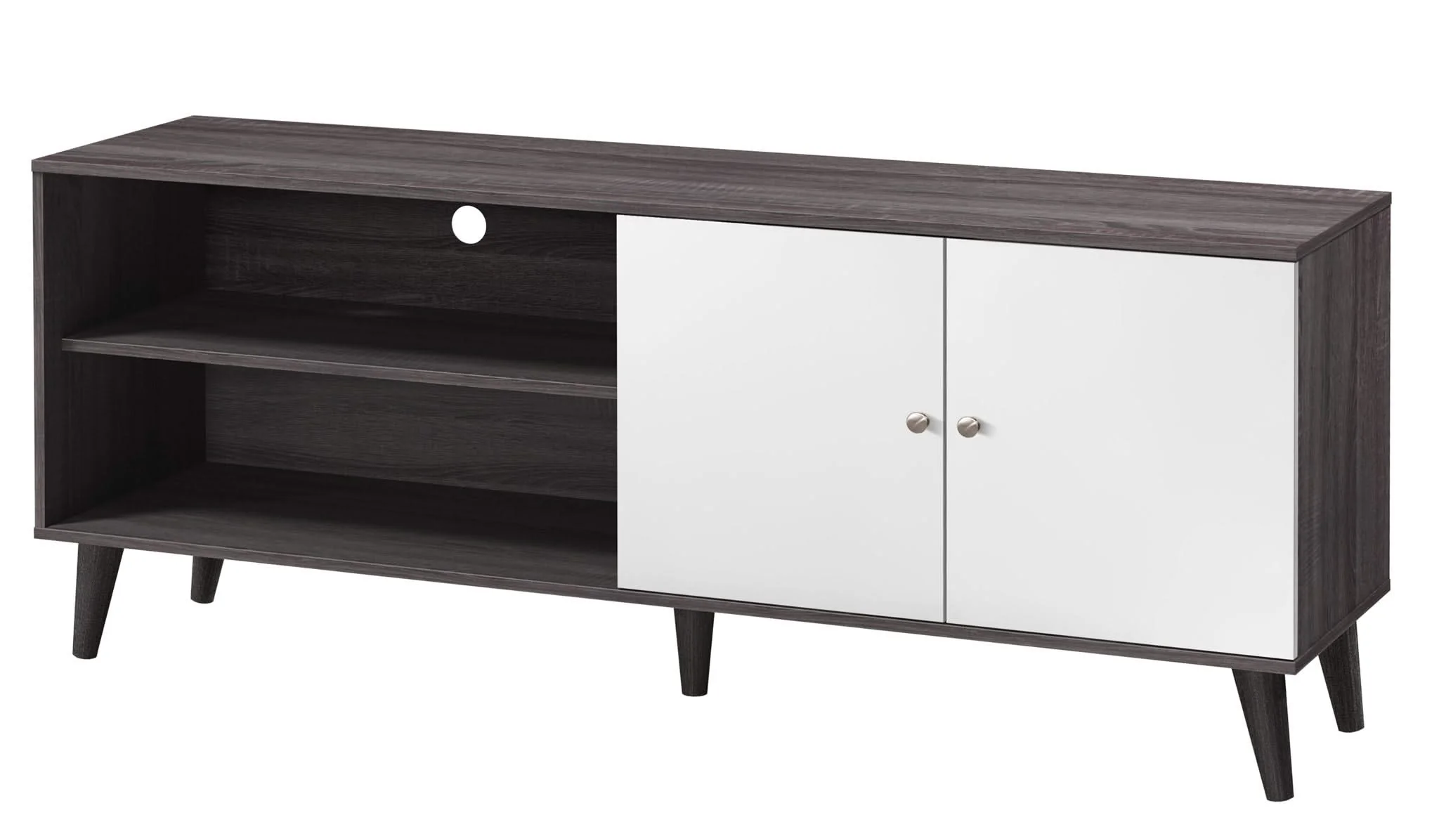 Amidon - TV Stand, With 2 Storage Shelves And 1 Cabinet - Image 23