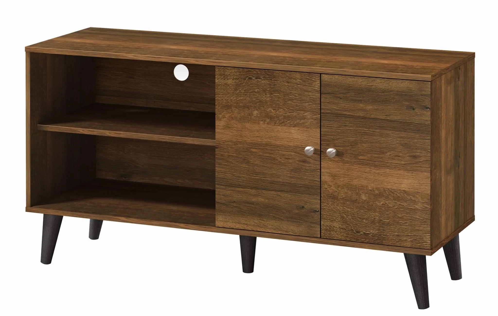 Amidon - TV Stand, With 2 Storage Shelves And 1 Cabinet - Image 5