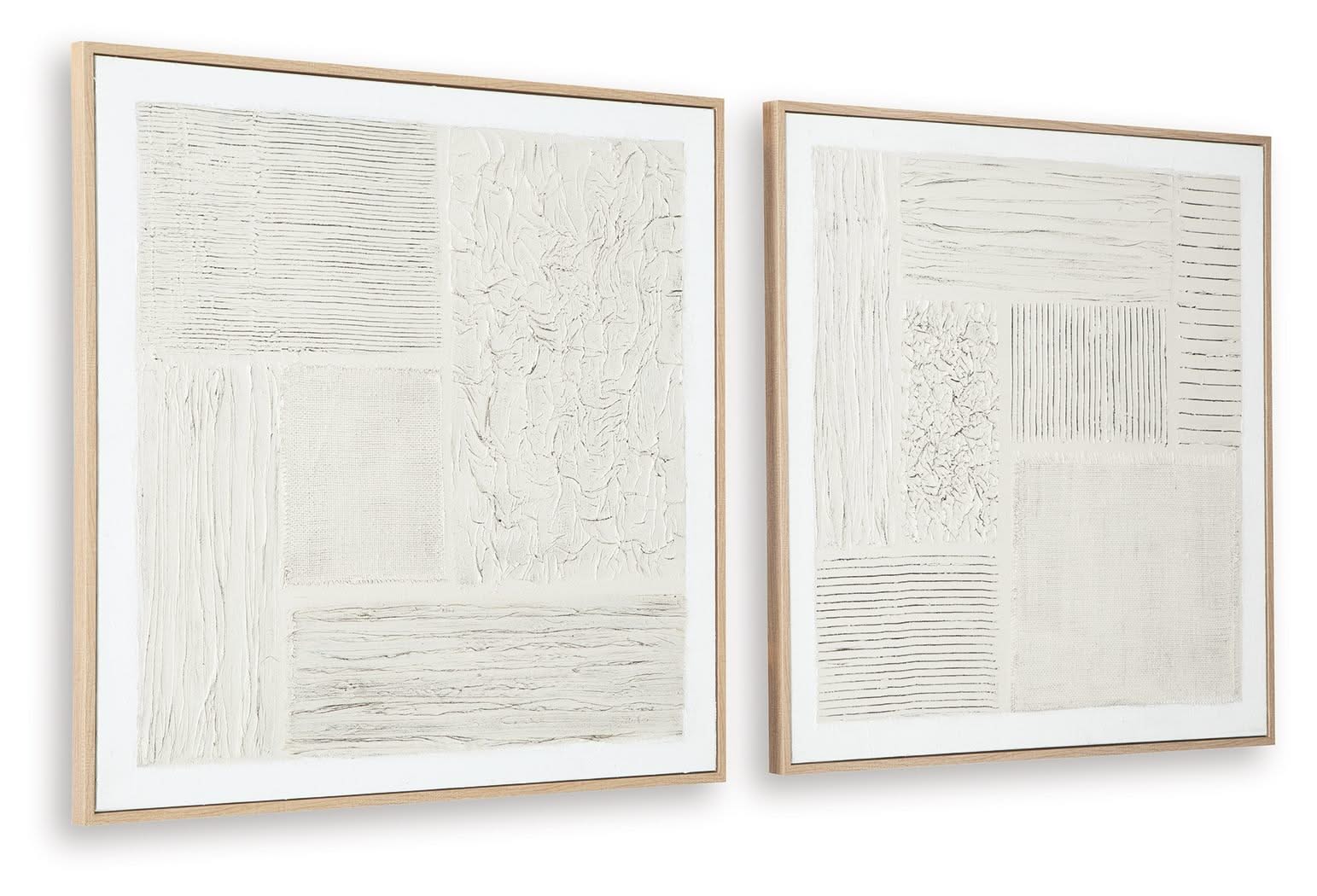 Andorfield - Wall Art Set (Set of 2) - Beige / Black / White - Image 4