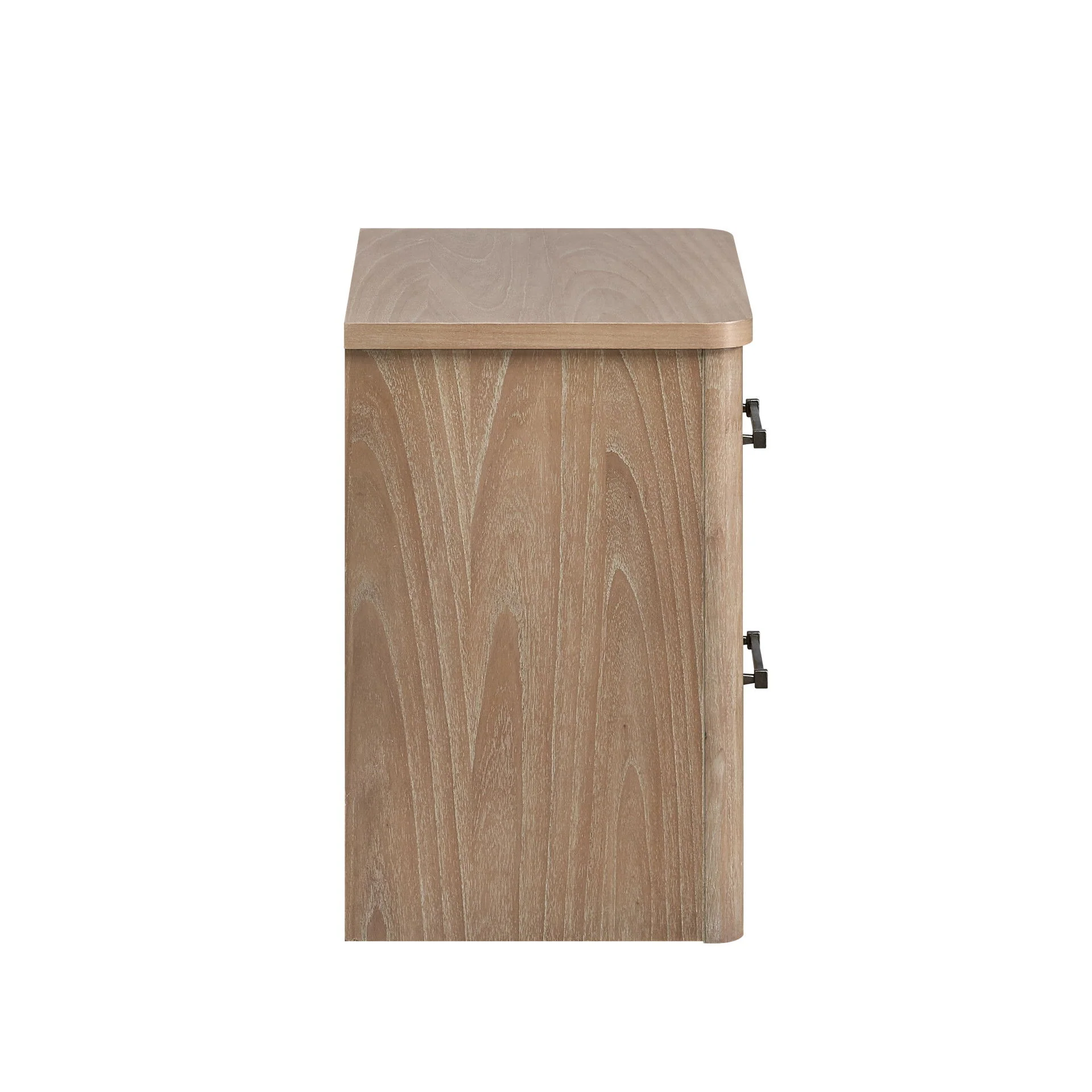 Anika - 2 Drawer Nightstand - Natural / Brown - Image 3