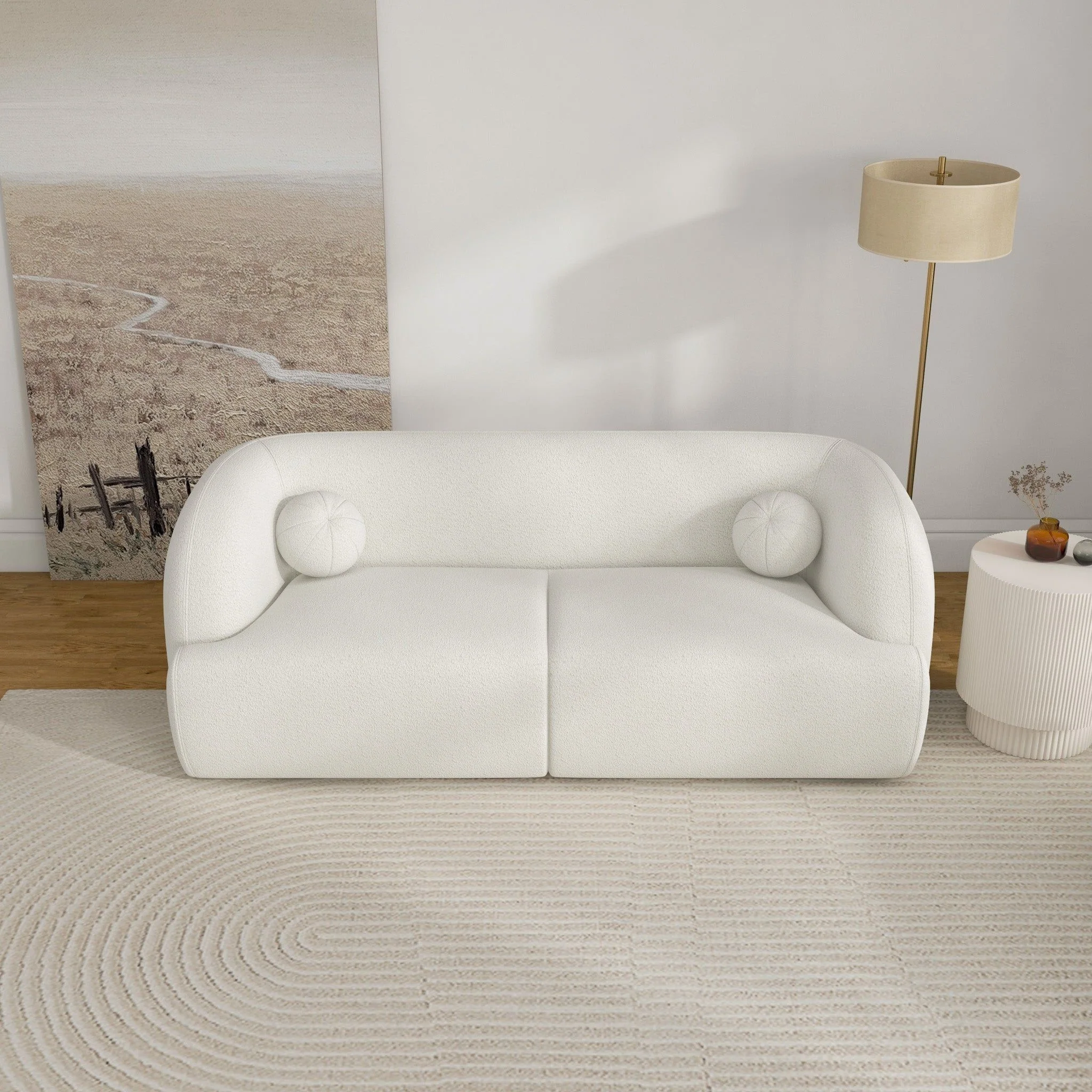 Anna - French Boucle Sofa - Image 2