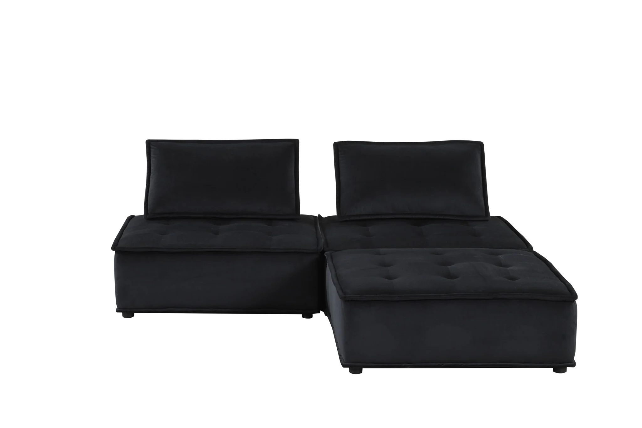 Anna - Stylish Sectional Sofa Ottoman - Image 17