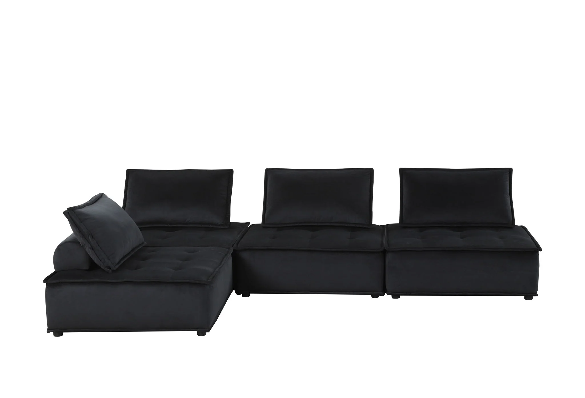 Anna - Stylish Sectional Sofa Ottoman - Image 22