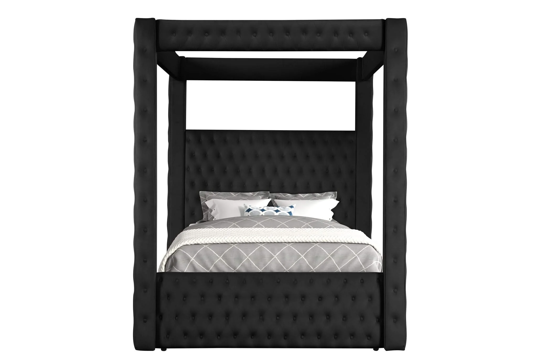 Annabelle - King Canopy Bed - Black - Image 2
