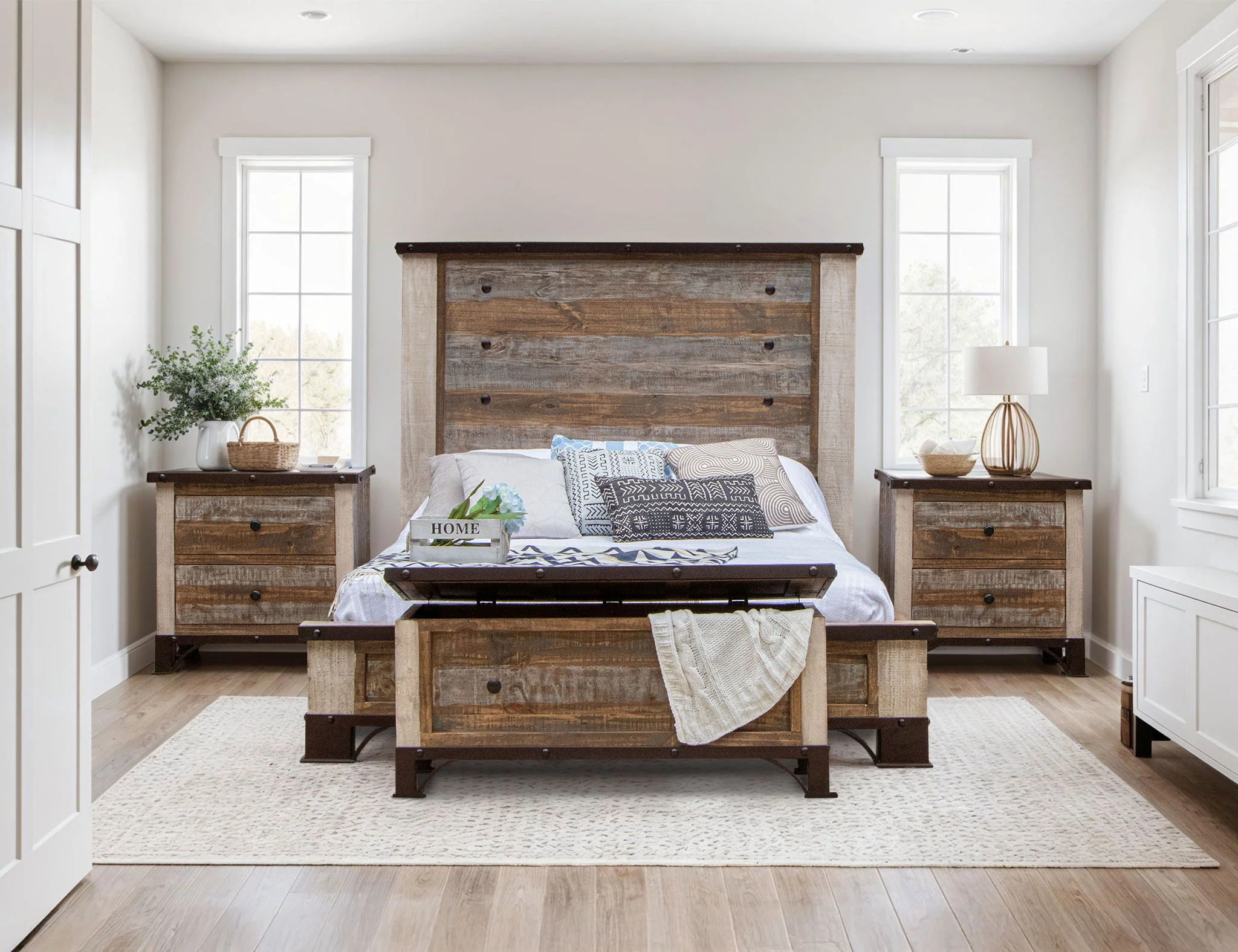 Antique - Panel Bed - Image 3