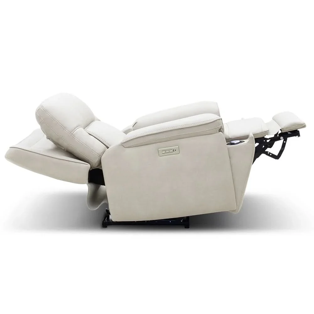 Moto Motion Apollo Dove Light Gray Power Recliner with Immersive Sound - Image 2
