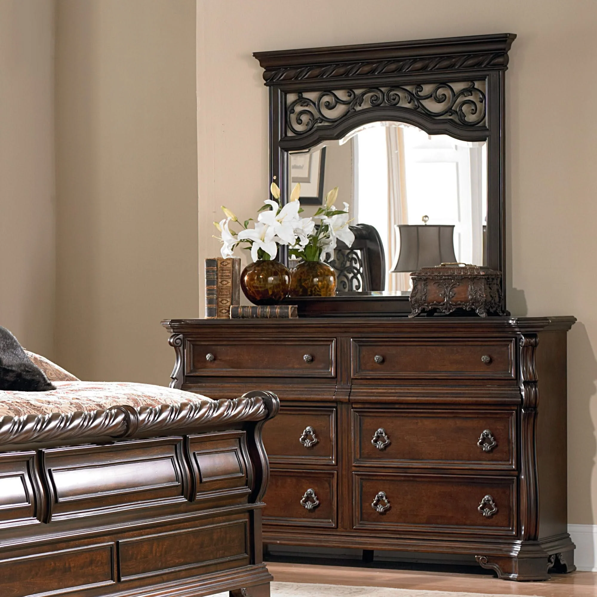 Arbor Place - 8 Drawer Double Dresser - Brownstone - Image 3