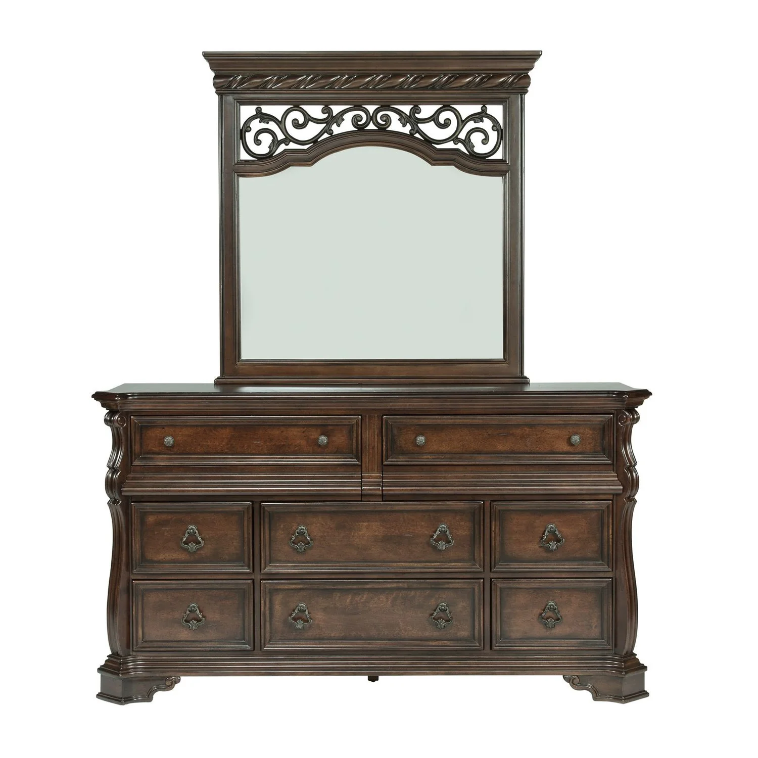 Arbor Place - Landscape Mirror - Dark Brown - Image 2