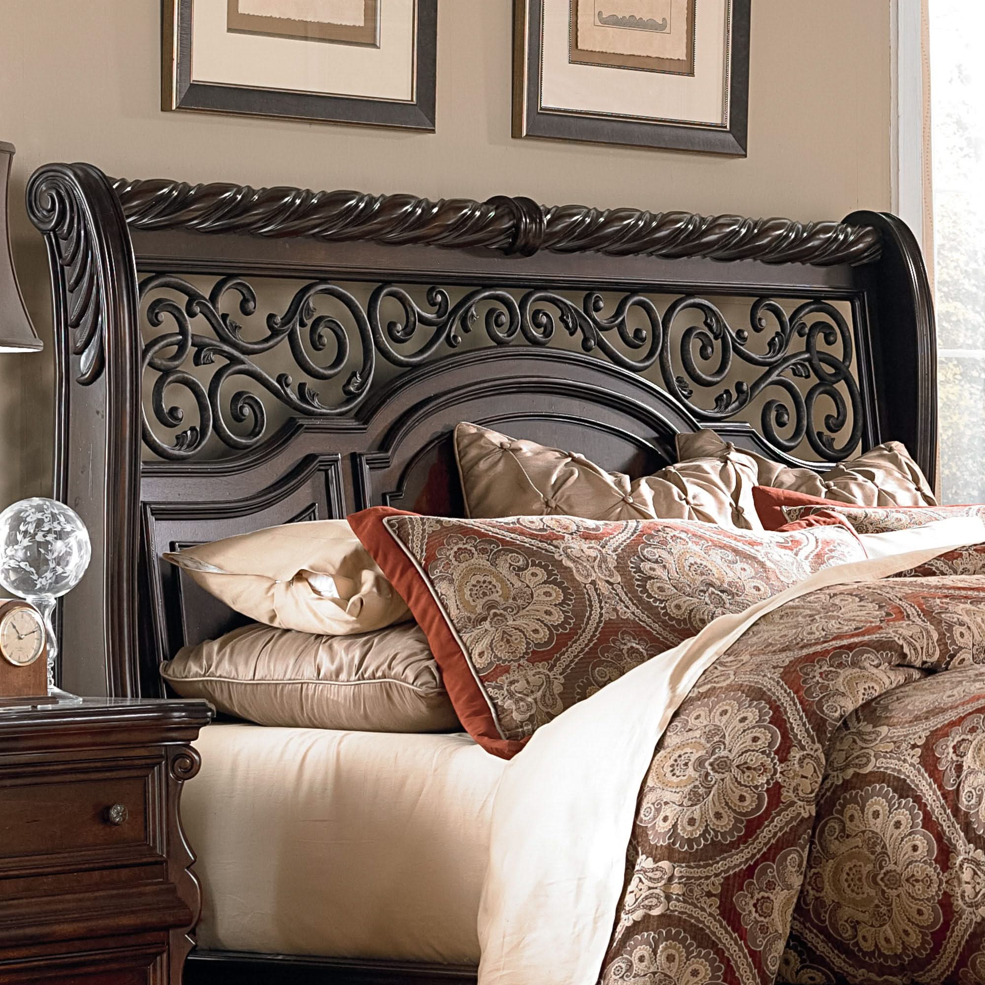 Arbor Place - Sleigh Headboard - Image 3