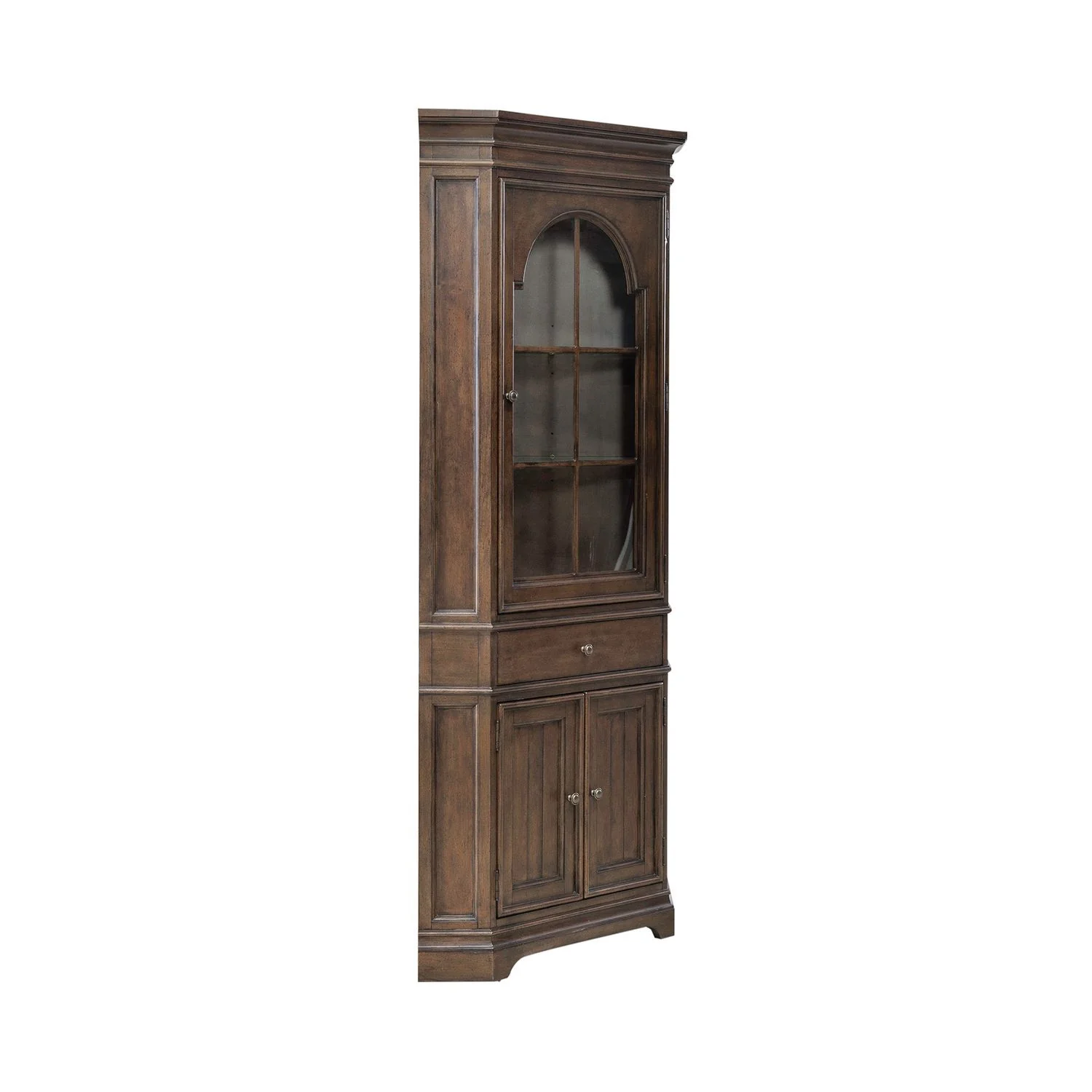 Arden Road - Corner Cabinet - Satin Cherry - Image 4