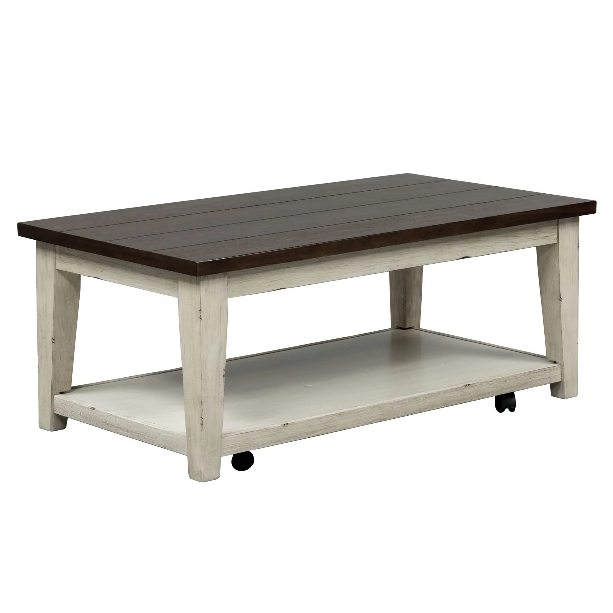 Arden Road - Rectangular Cocktail Table - Satin Cherry - Image 4