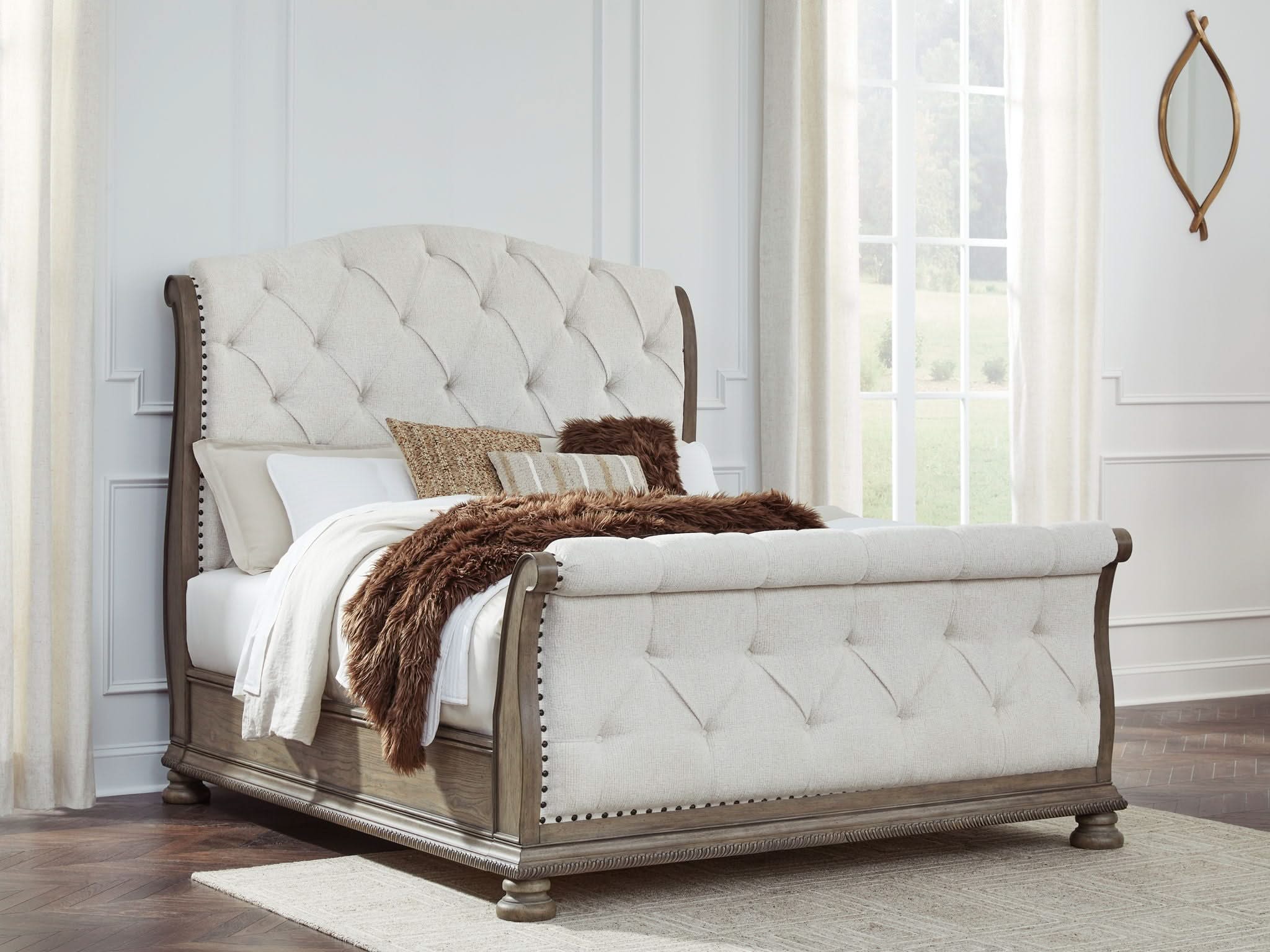 Ardenfield - Upholstered Sleigh Bed - Image 2