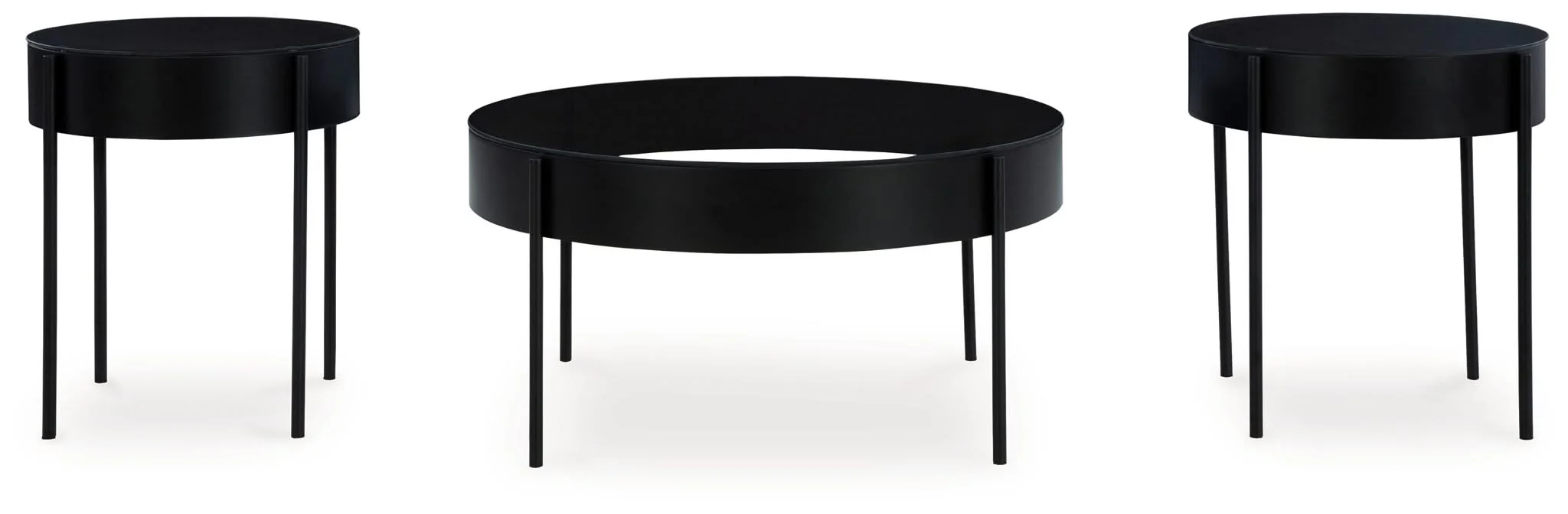 Ardoline - Occasional Table Set (Set of 3) - Black - Image 2