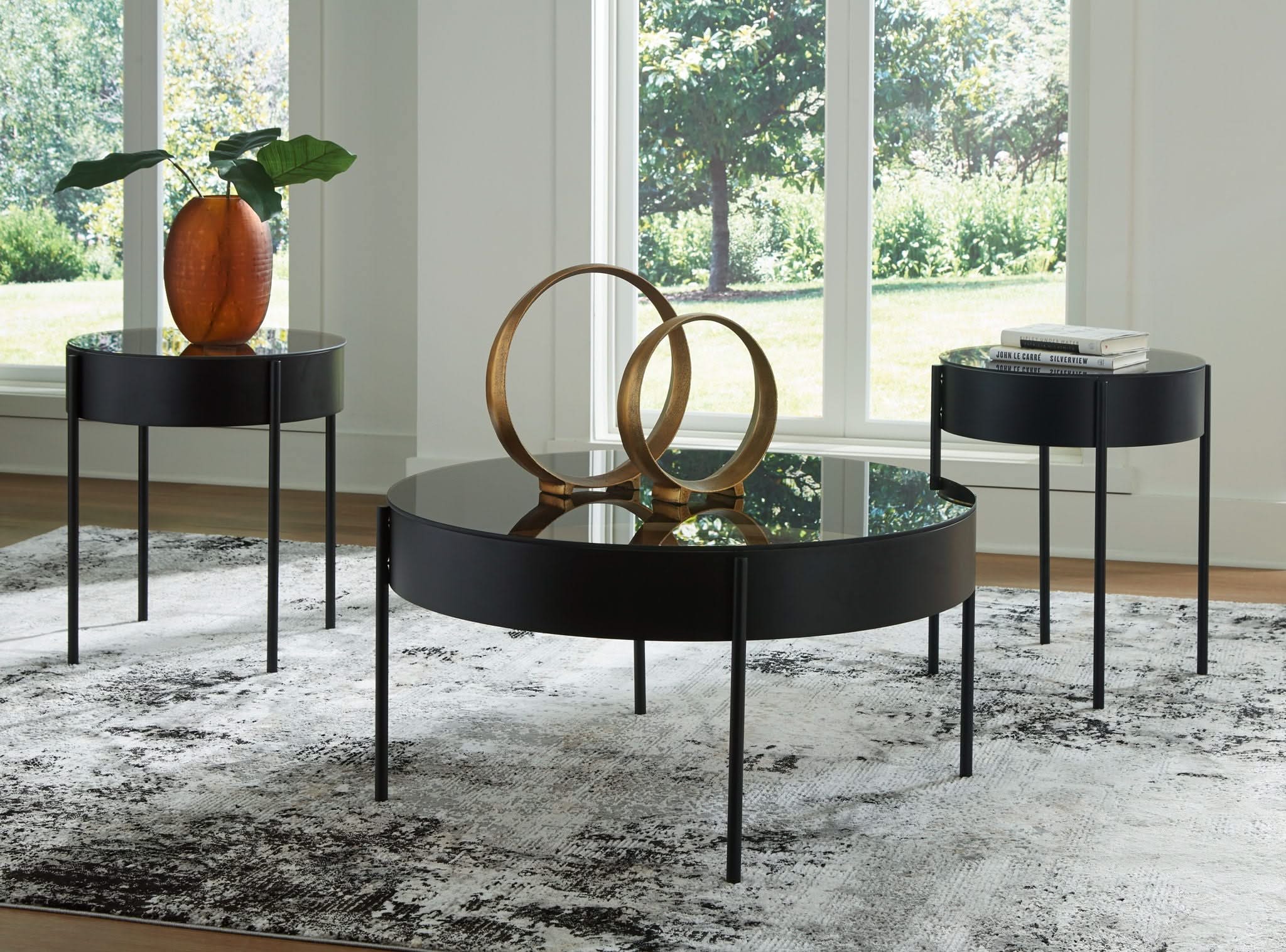 Ardoline - Occasional Table Set (Set of 3) - Black - Image 3