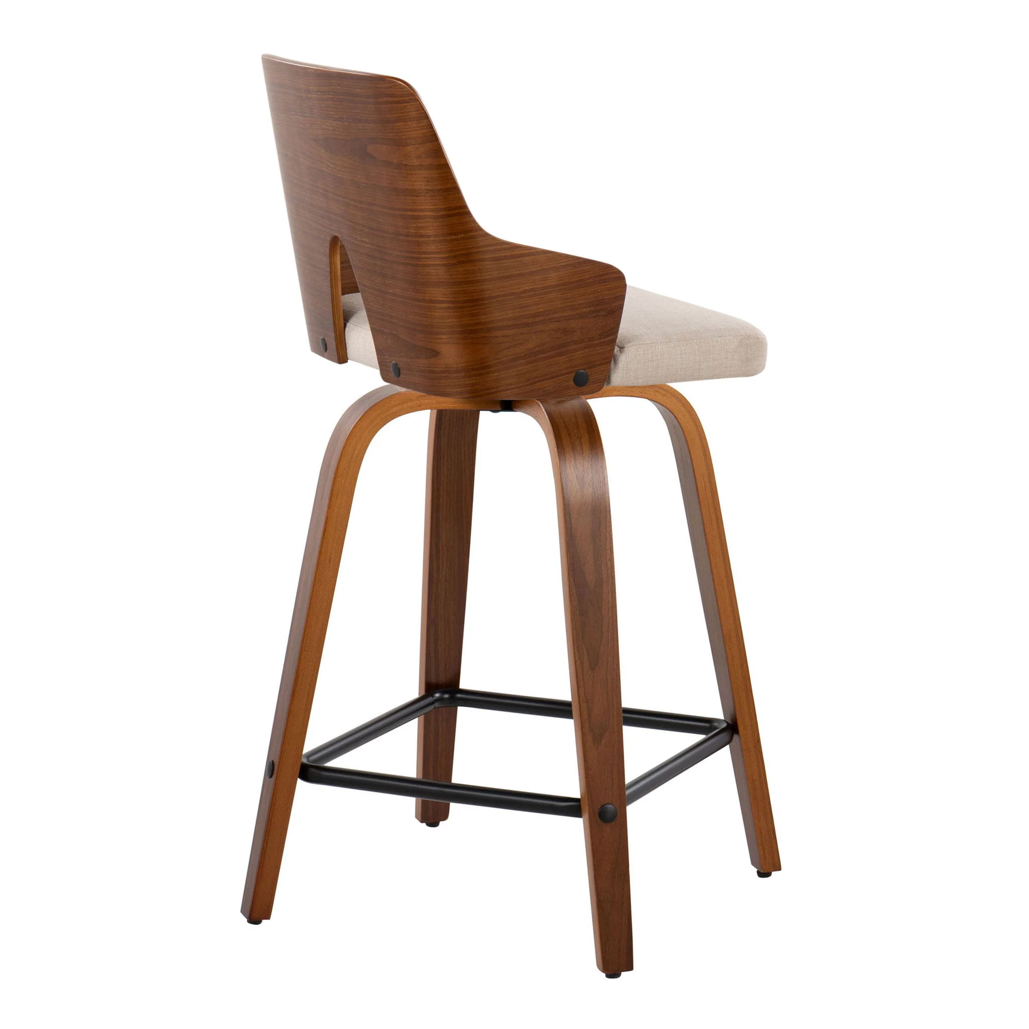 Ariana - Mid Century Modern Counter Stool (Set of 2) - Image 4