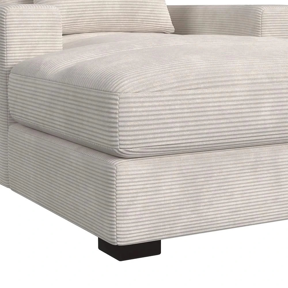 Arizona Dove Chaise with USB Charging & Cupholders - Image 5