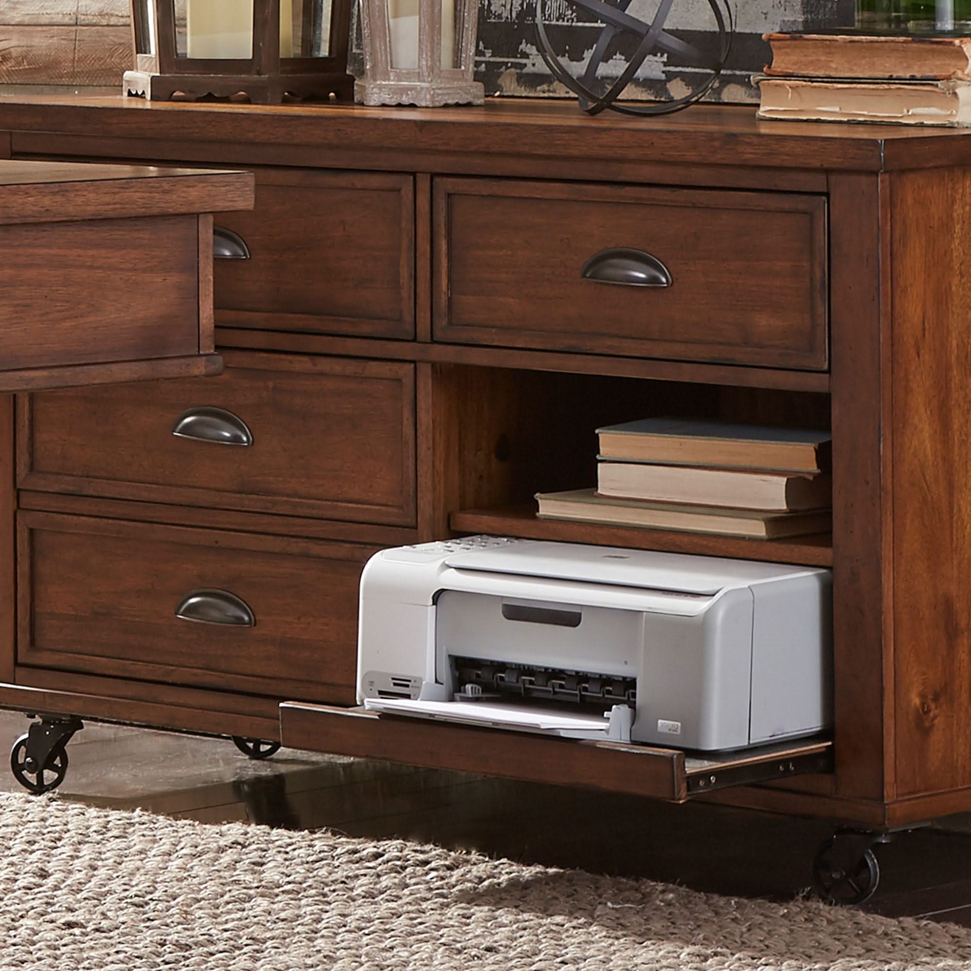 Arlington House - Credenza - Cobblestone Brown - Image 4