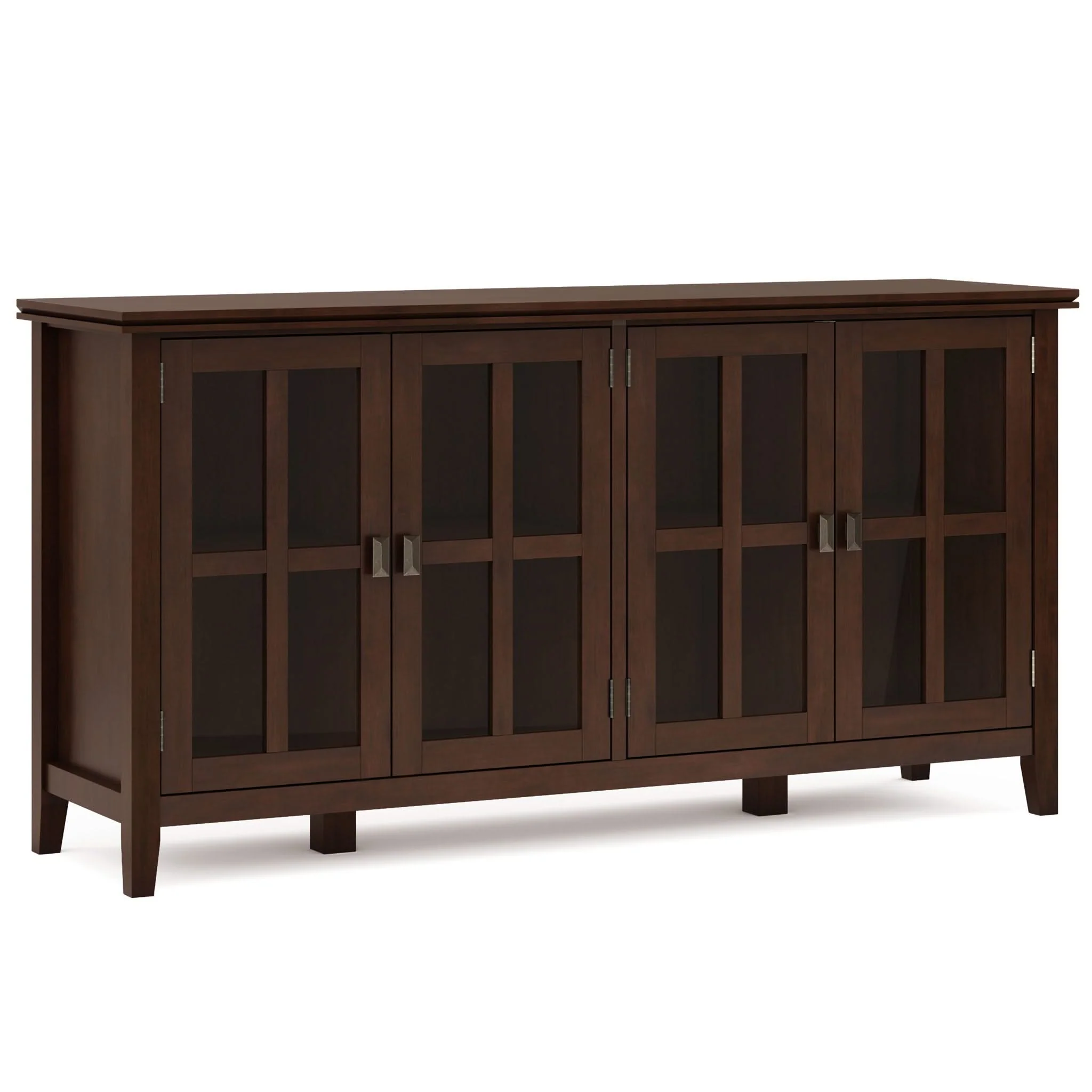 Artisan - Handcrafted Wide 4 Door Storage Cabinet - Image 2