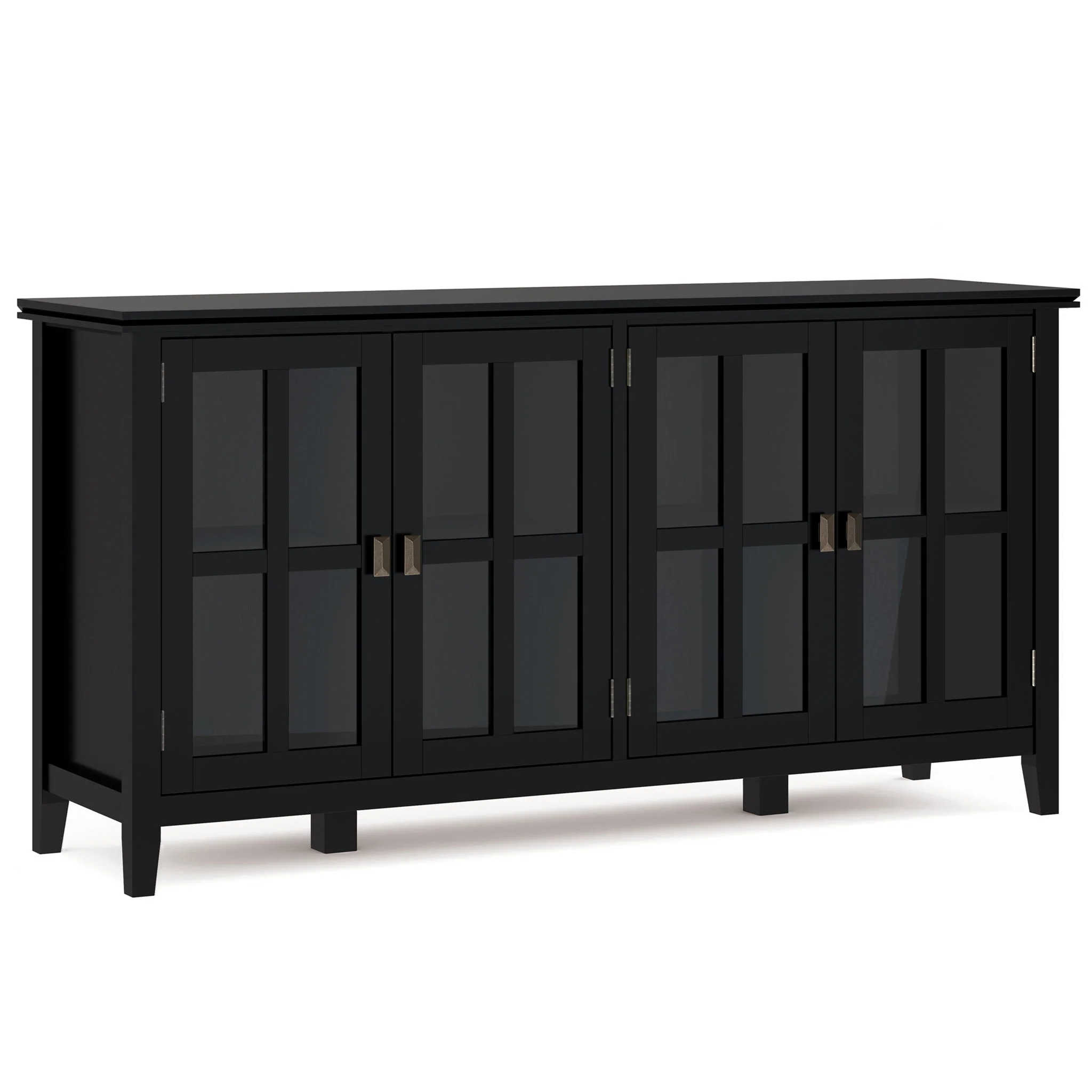Artisan - Handcrafted Wide 4 Door Storage Cabinet - Image 8