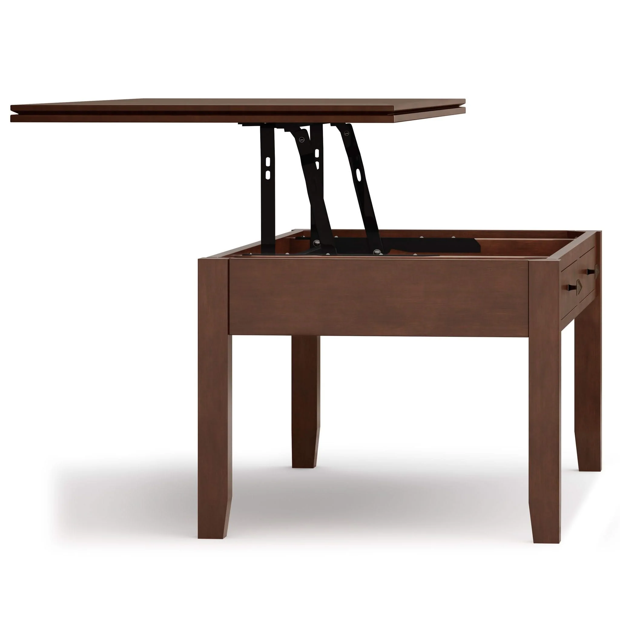 Artisan - Lift Top Coffee Table - Russet Brown - Image 3