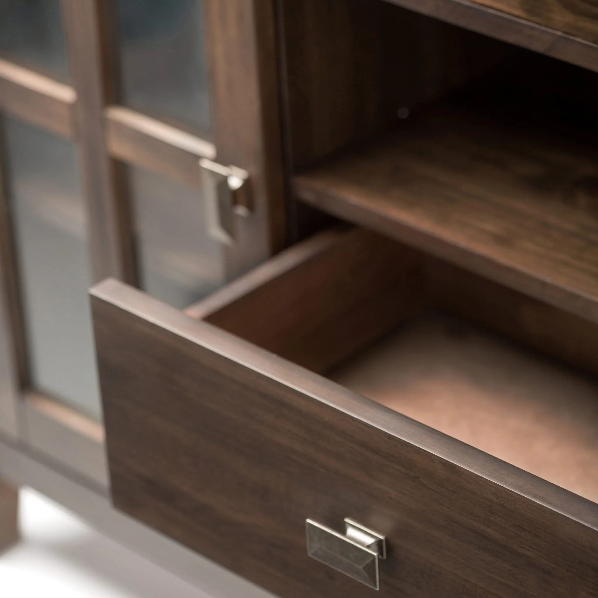 Artisan - Tall TV Media Stand - Natural Aged Brown - Image 4