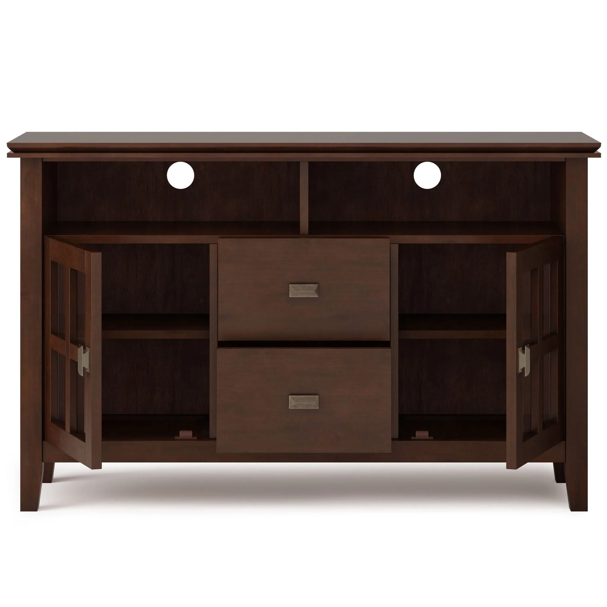 Artisan - TV Media Stand, Handcrafted - Russet Brown - Image 2