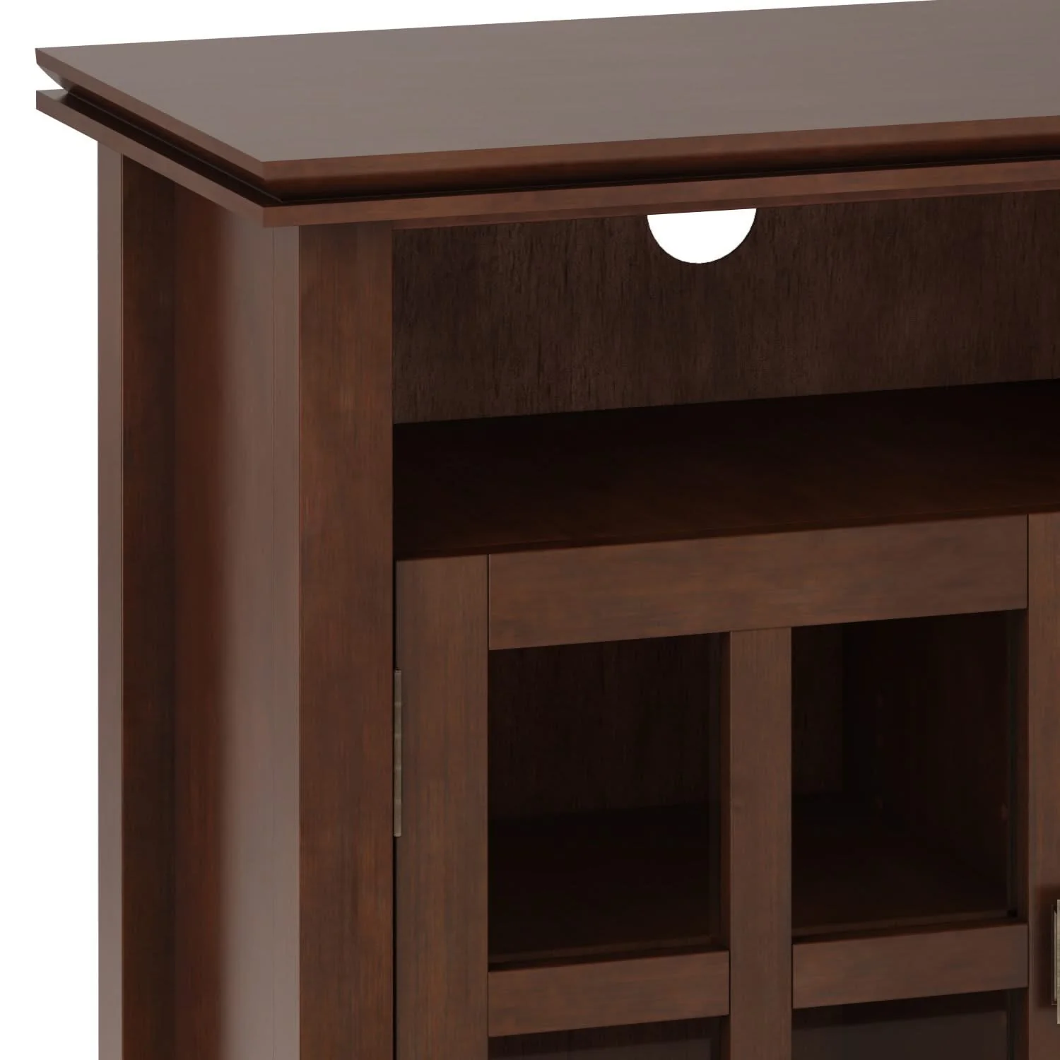 Artisan - TV Media Stand, Handcrafted - Russet Brown - Image 4