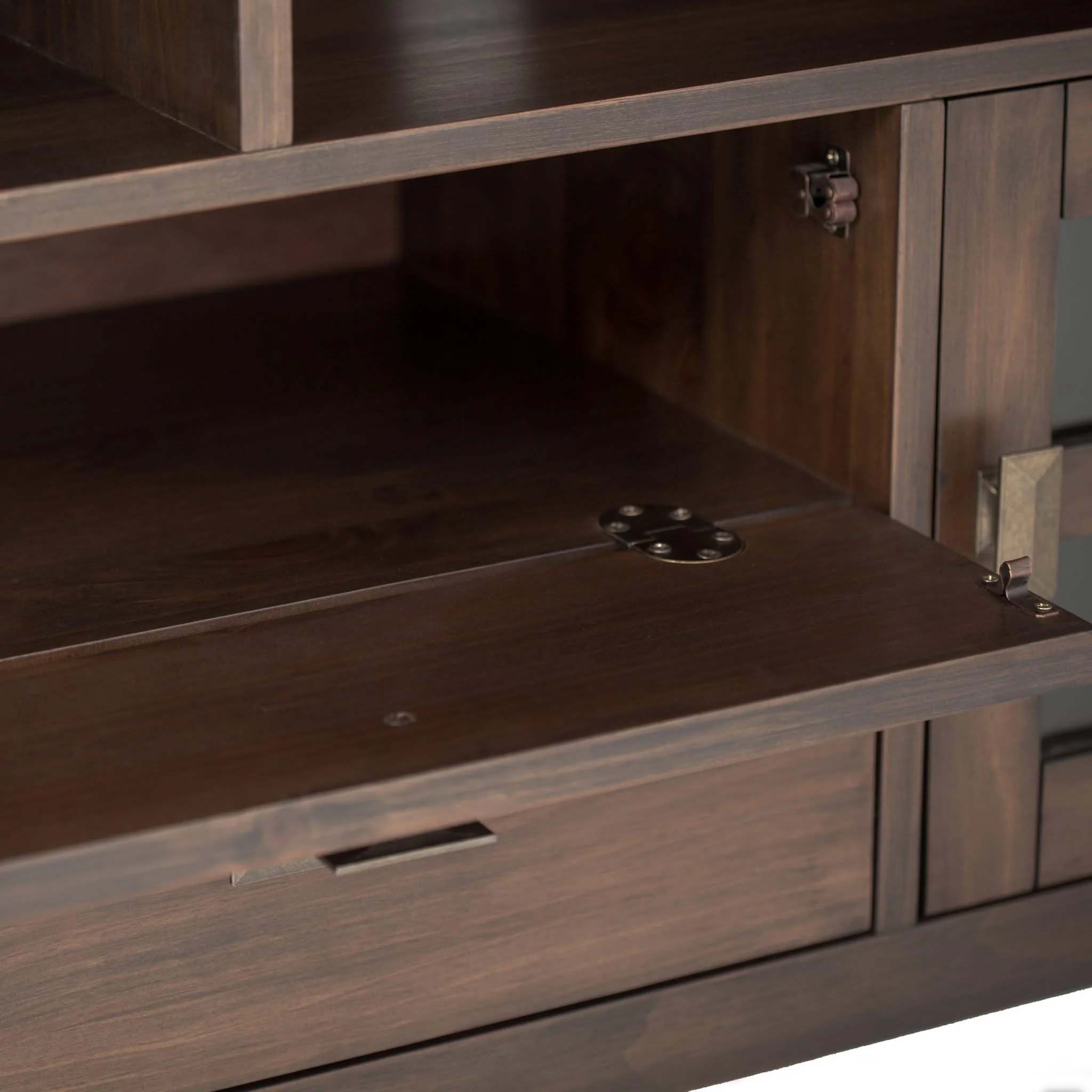Artisan - TV Media Stand - Natural Aged Brown - Image 3
