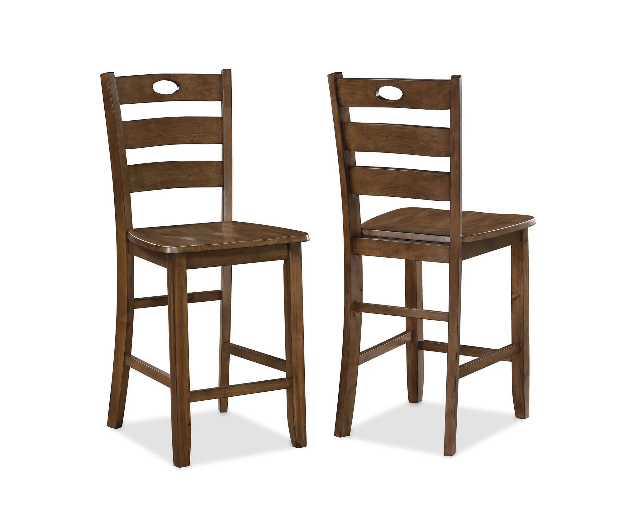 Ashborn - 5 Piece Counter Height Table Set - Brown - Image 2