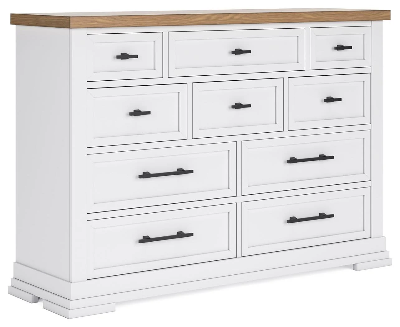 Ashbryn - Dresser - White / Natural