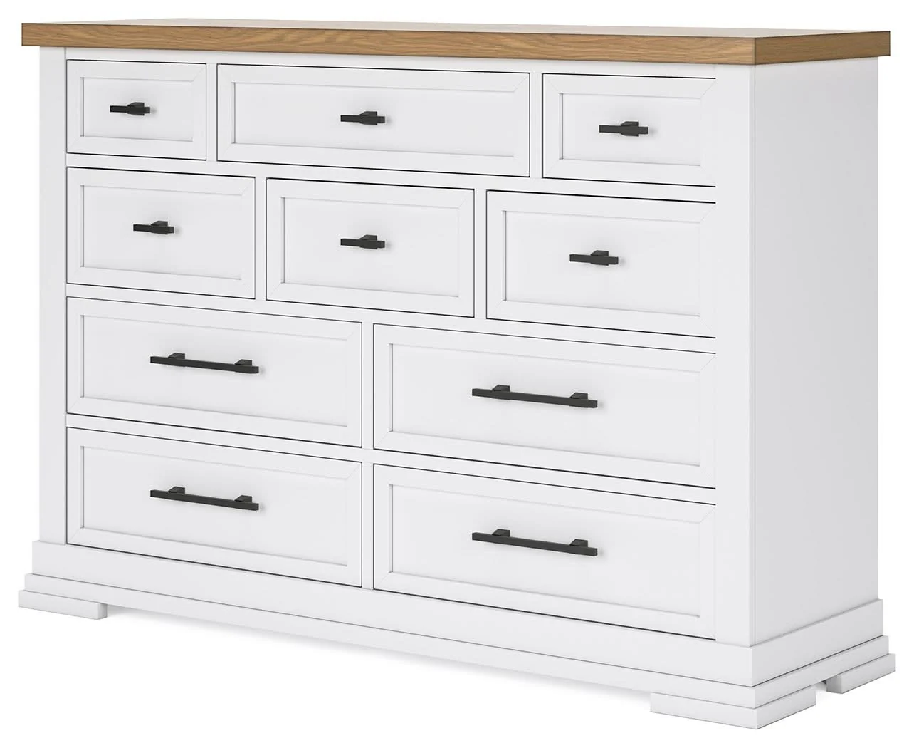 Ashbryn - Dresser - White / Natural - Image 3