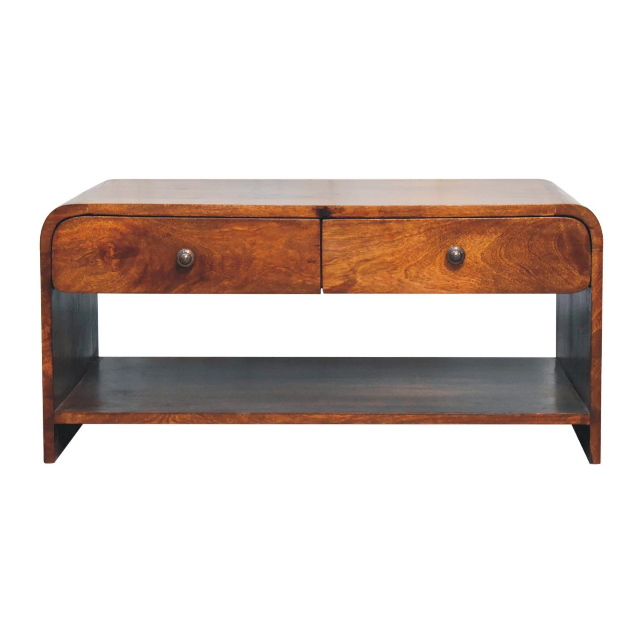 Aspen - Slim Coffee Table - Dark Brown - Image 2