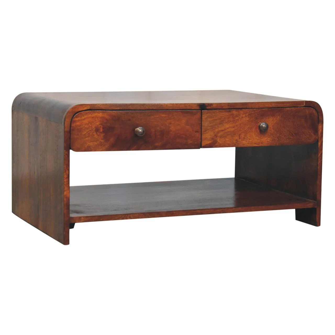 Aspen - Slim Coffee Table - Dark Brown - Image 3