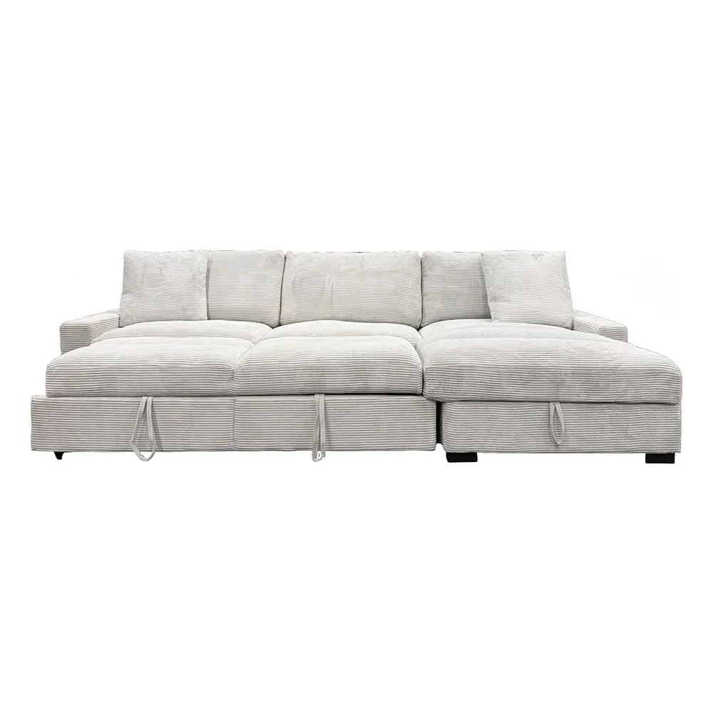 Aspen Stone 2PC Sectional with Chaise & Deep Plush Comfort Seating - Image 4