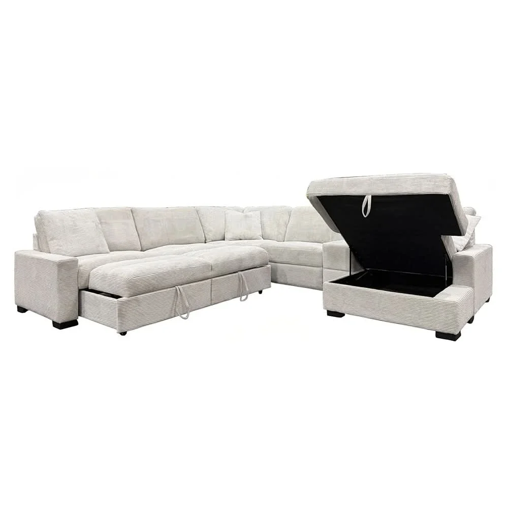 Aspen Stone 2PC Sectional with Chaise & Deep Plush Comfort Seating - Image 6