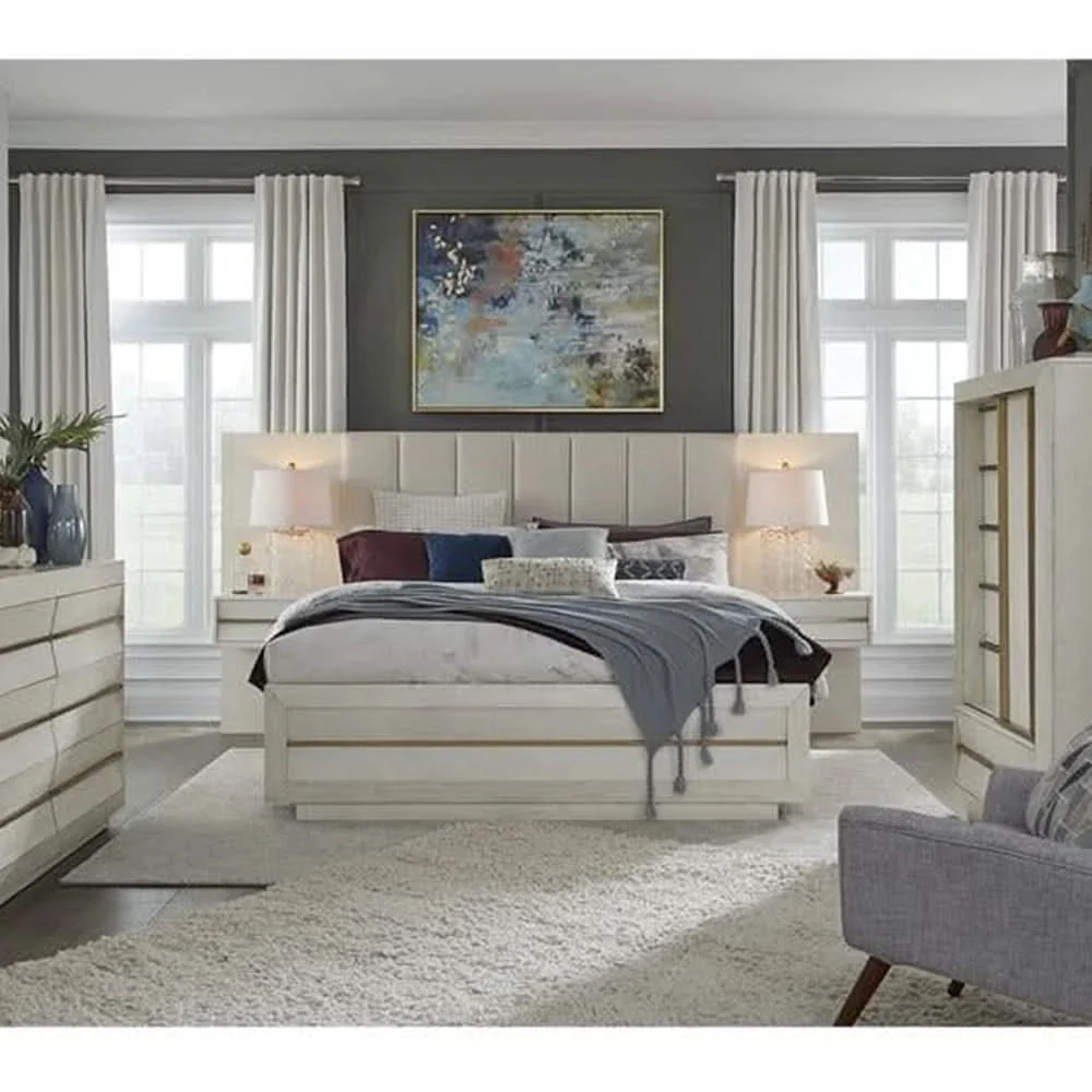 Atlantic Pier Nightstand with Storage Tower Design - Image 2